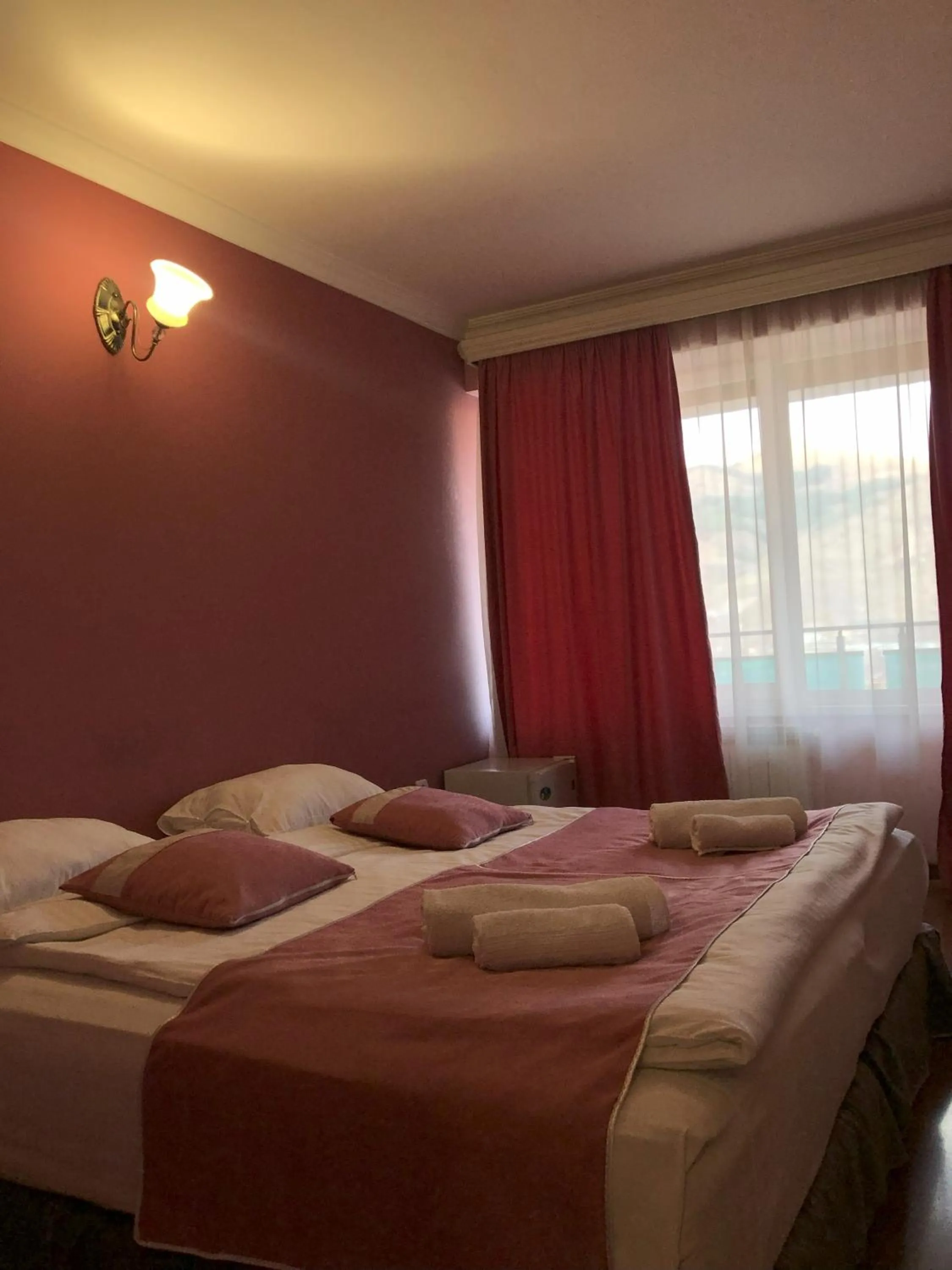Bed in Goris Hotel