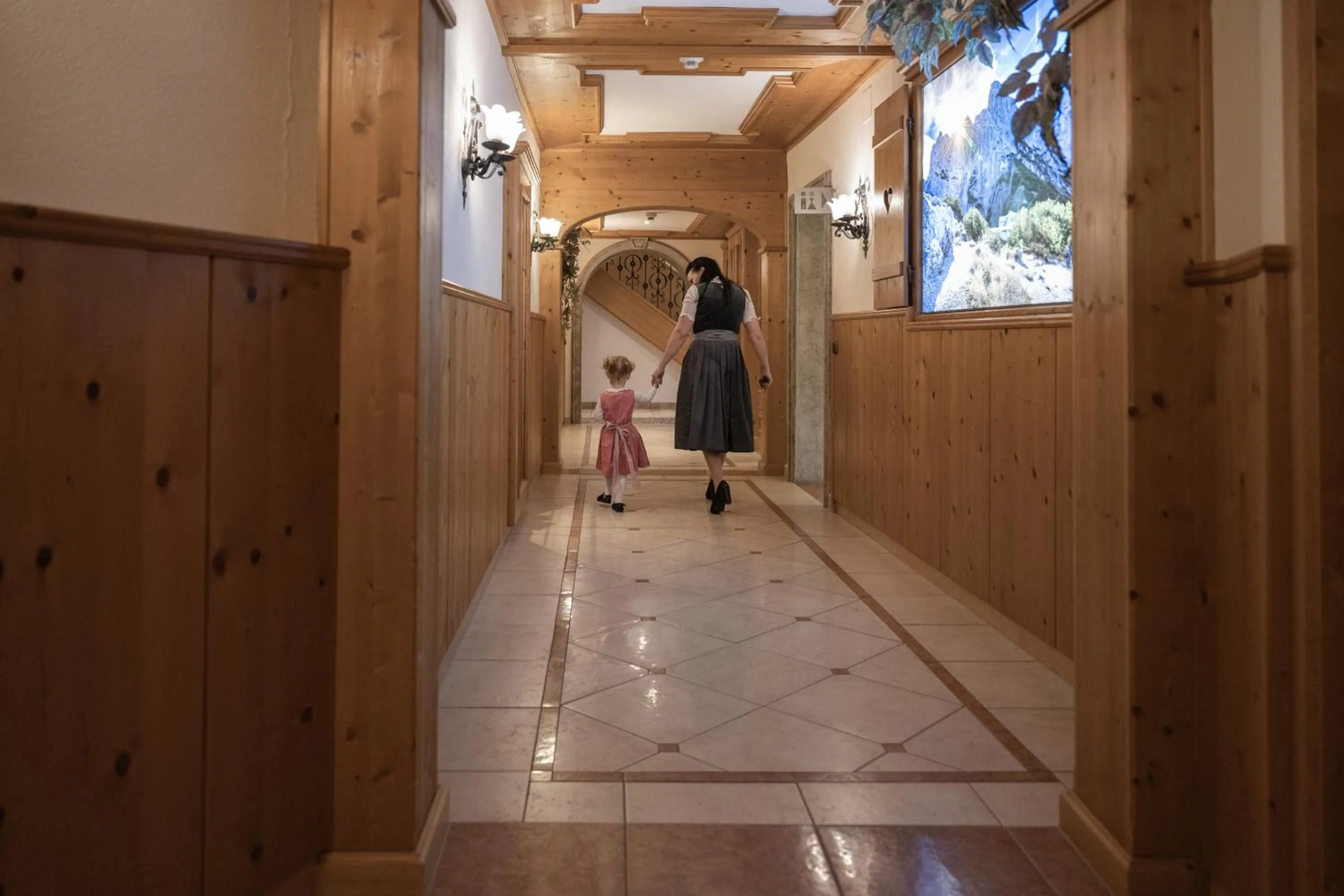 Lobby or reception in Hotel Riedl