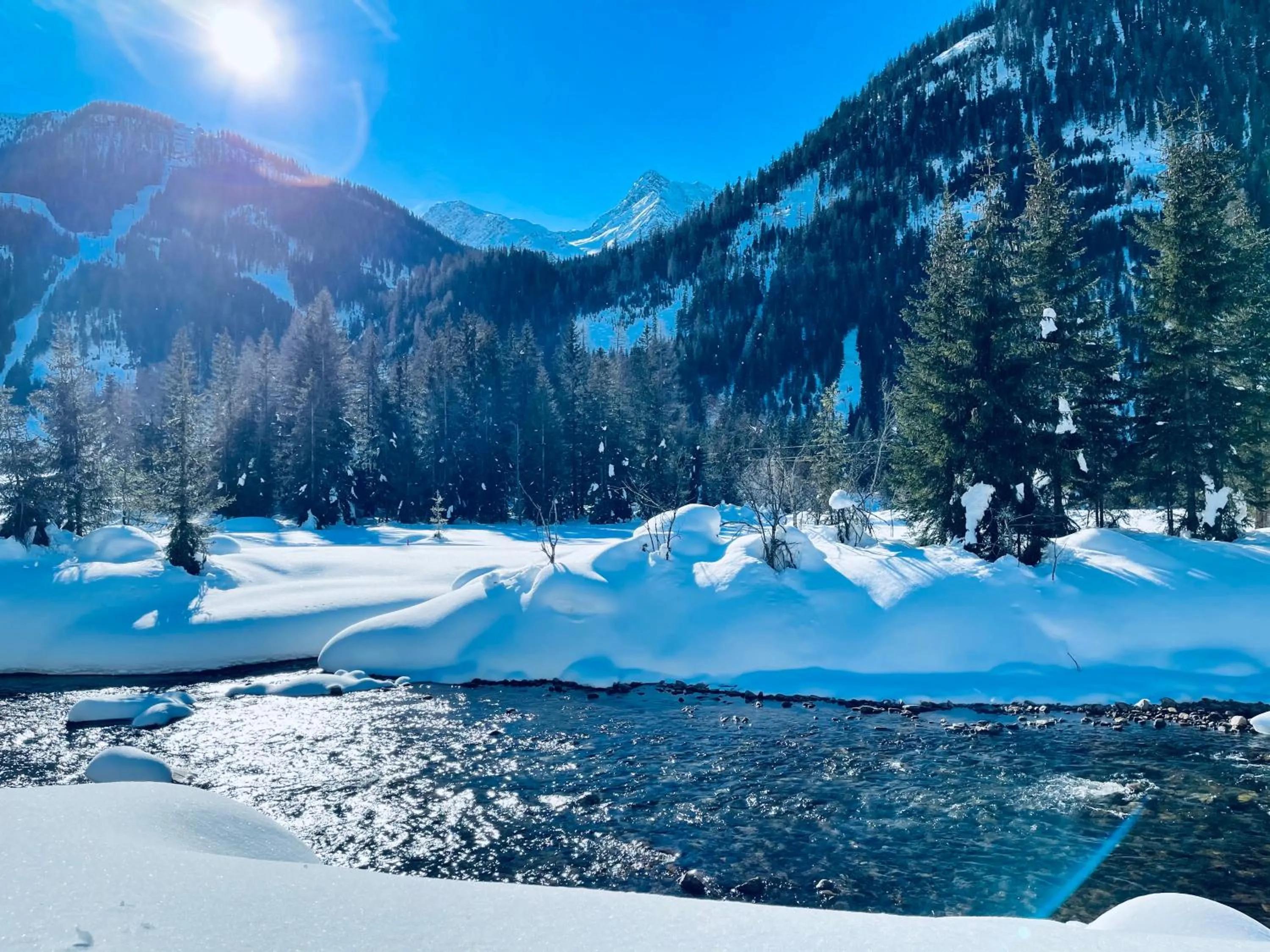 Natural landscape in Hotel Garni Burger