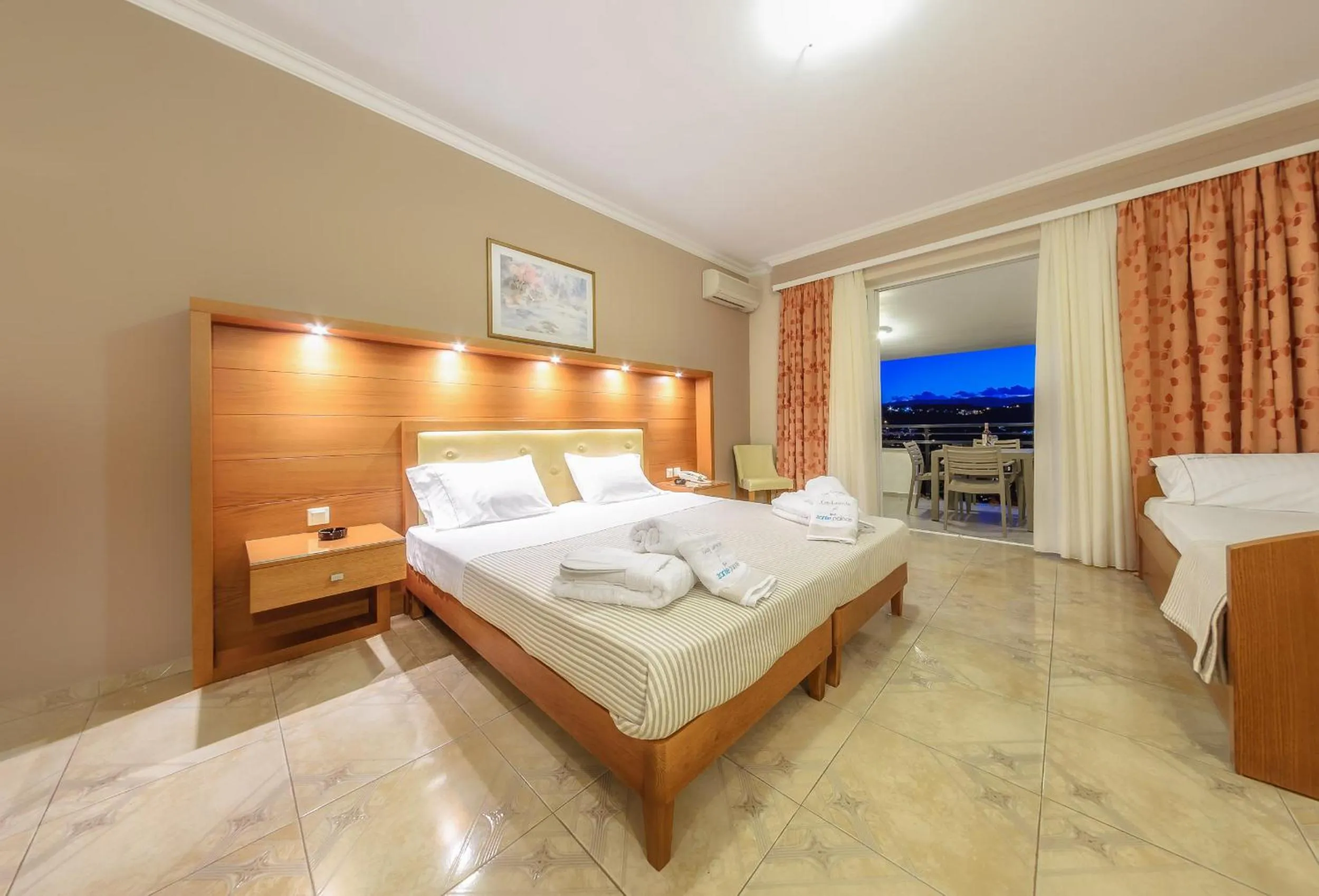 Decorative detail, Bed in Zante Palace