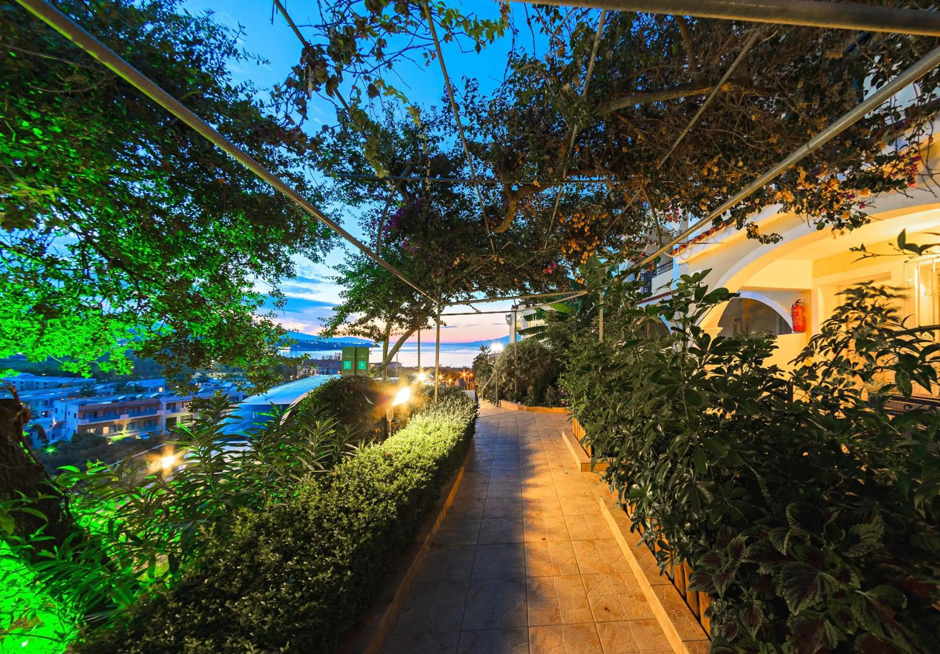 Garden in Zante Palace