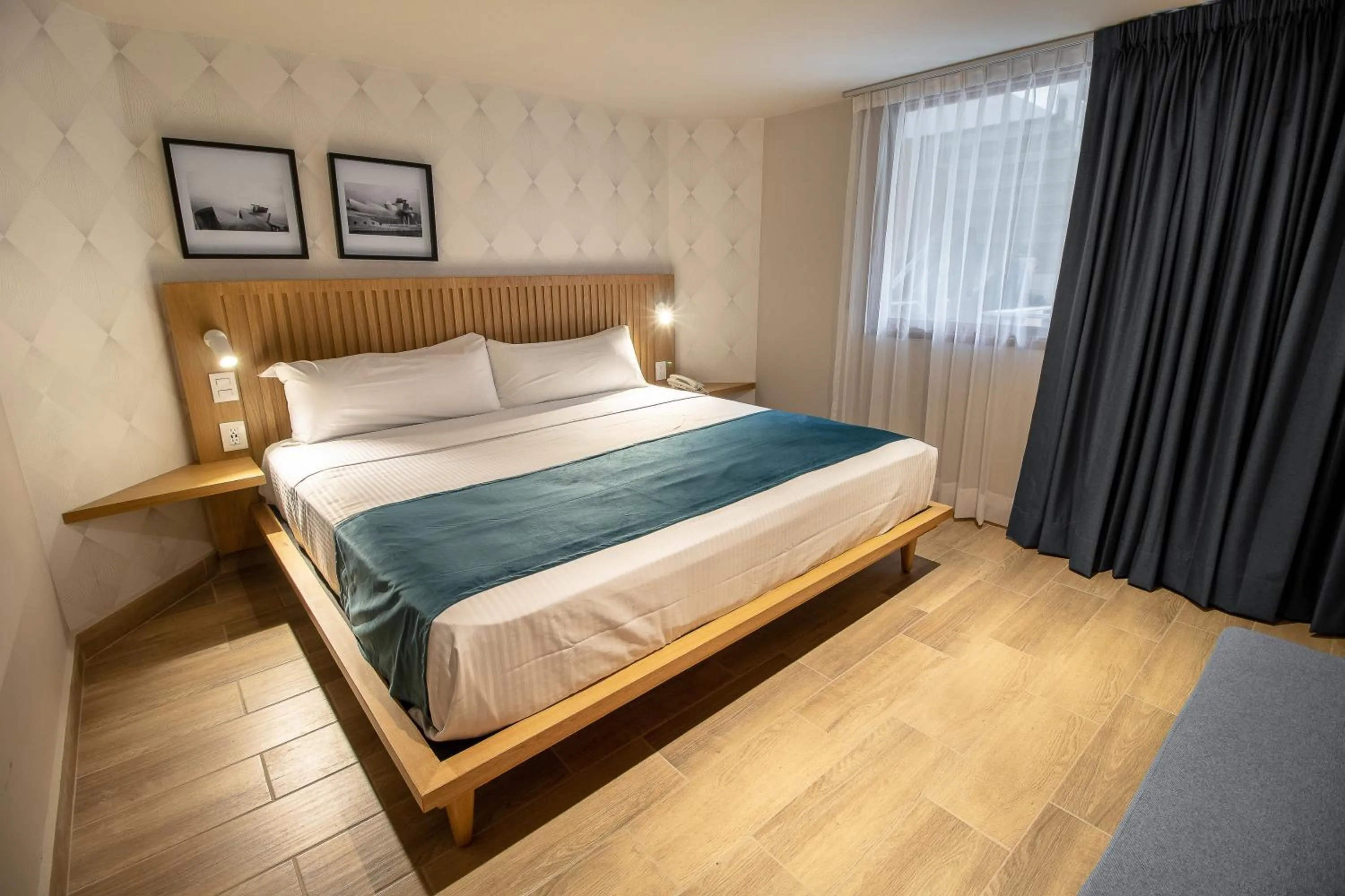 Bed in Oliva Plaza Hotel