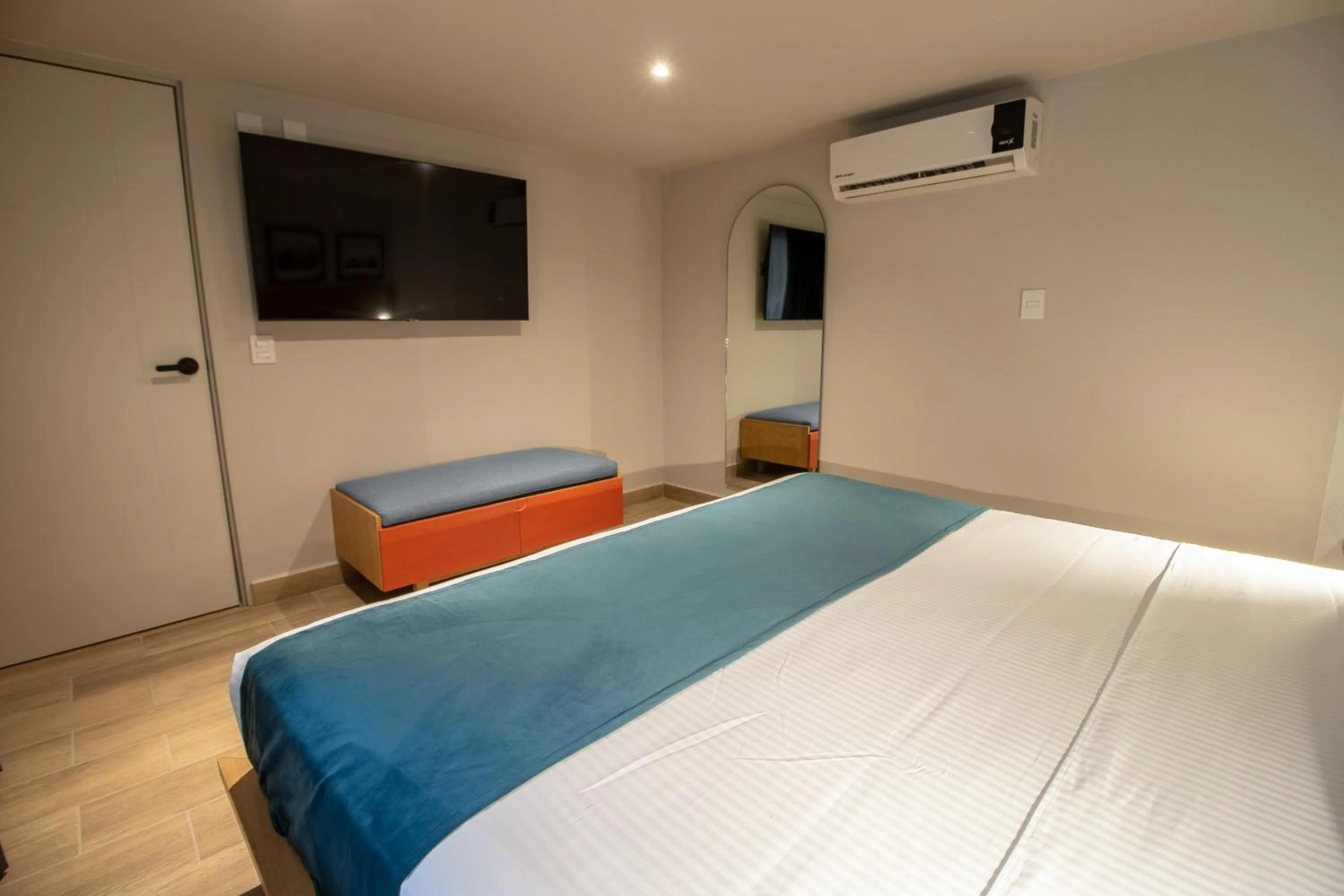 Bed in Oliva Plaza Hotel