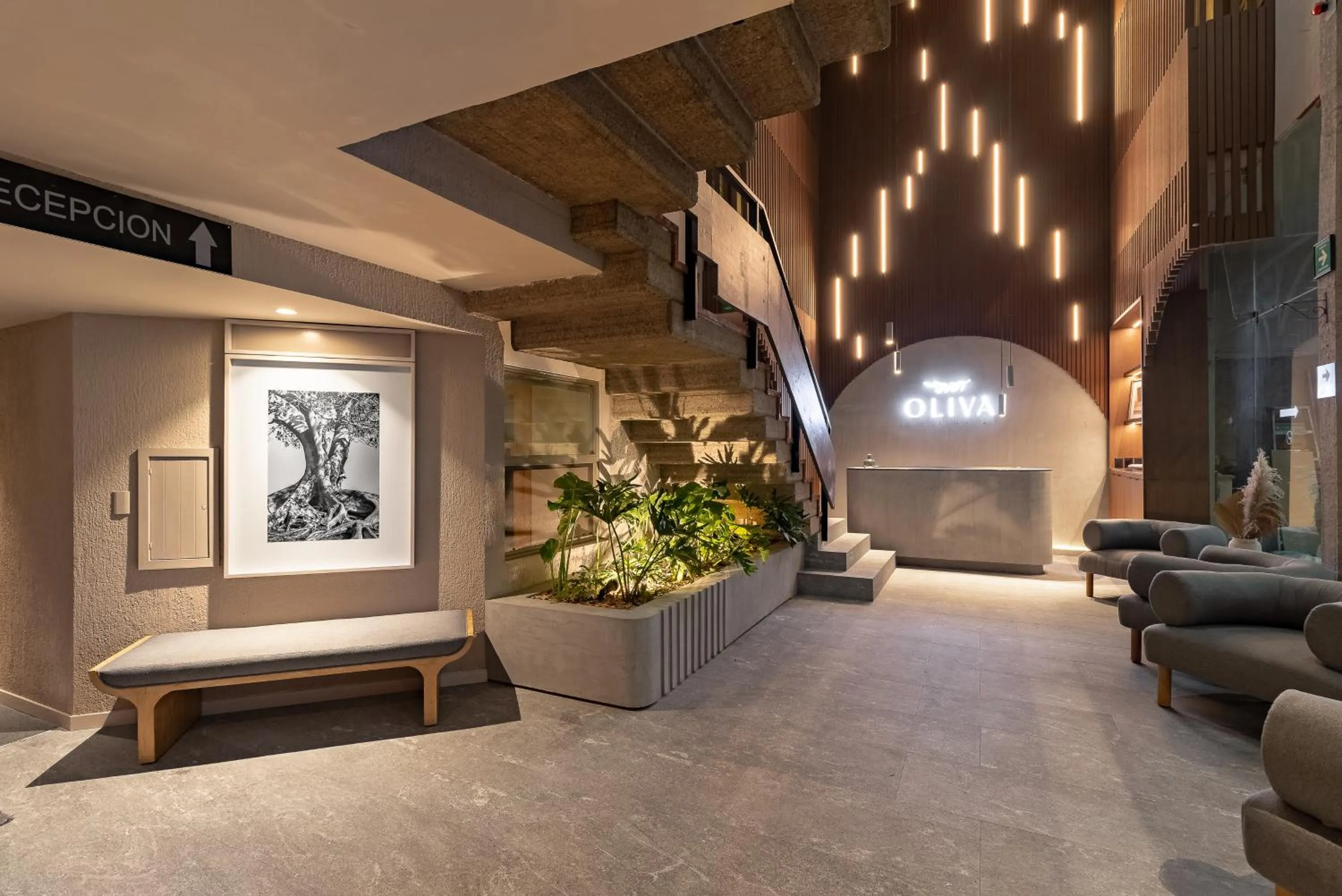 Living room in Oliva Plaza Hotel