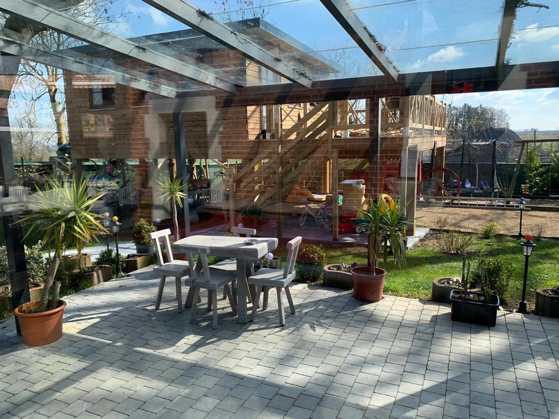 Patio in Au Manoir Des Vallees