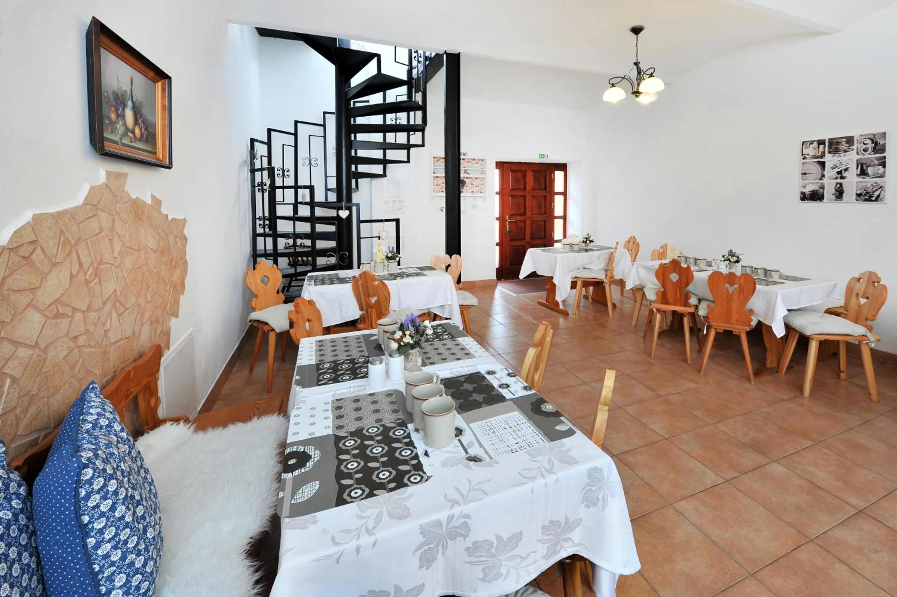 Food and drinks in Pension Villa Kunerad