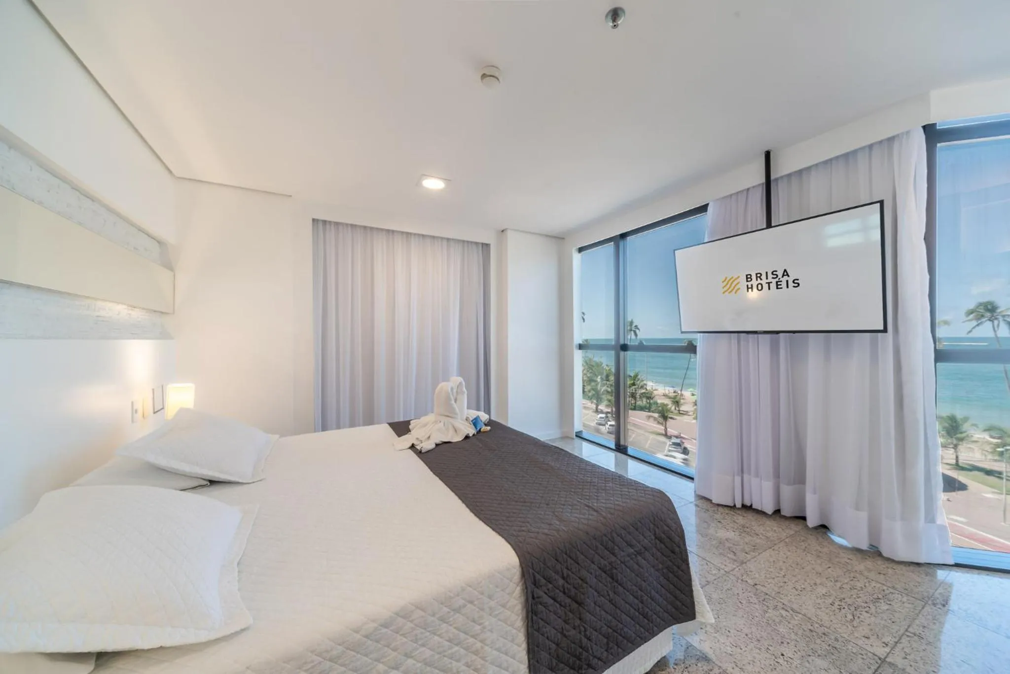 Bed in Hotel Brisa Tower Maceió