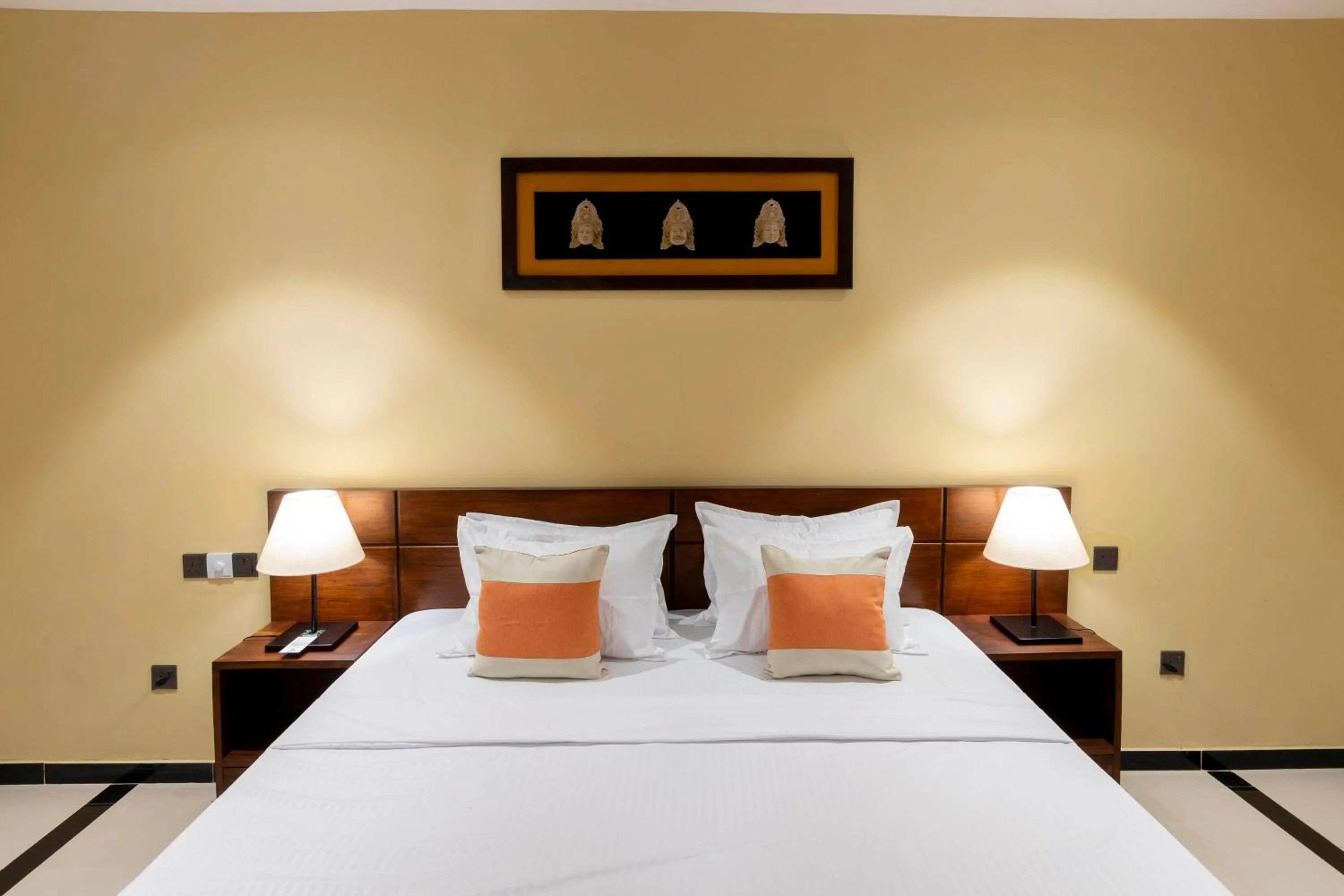 Bedroom, Bed in Coastal Villa Mirissa