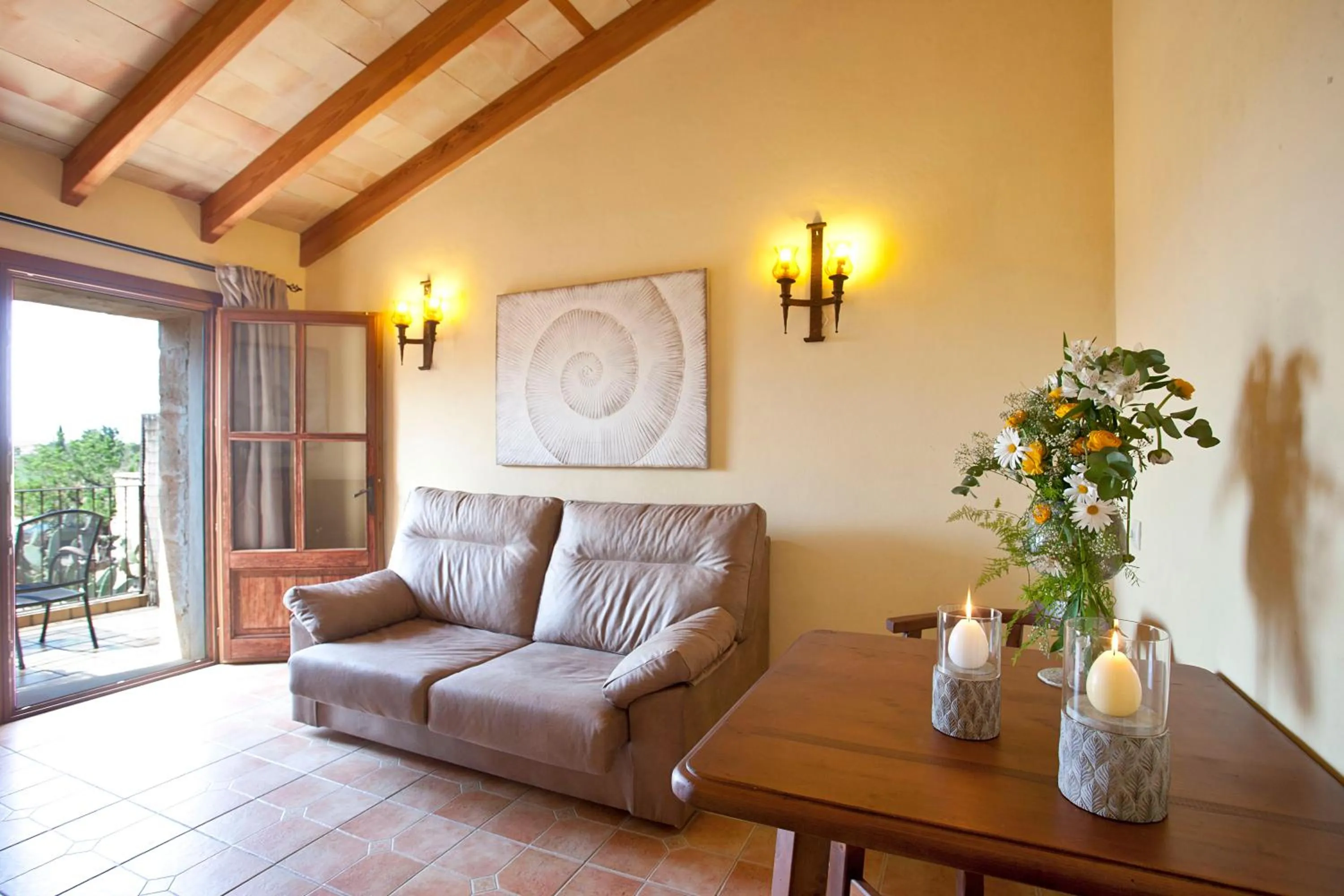 Living room in Agroturismo Es Quatre Cantons