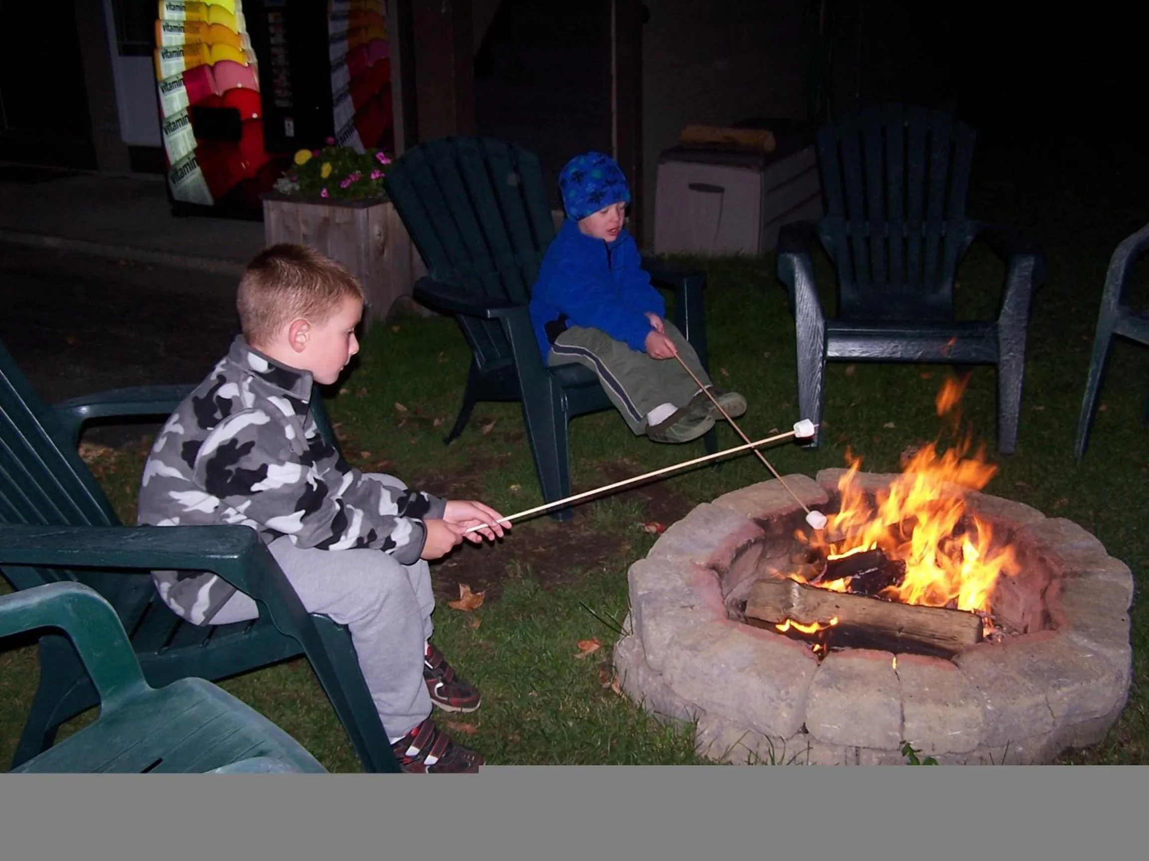 People in Kancamagus Lodge