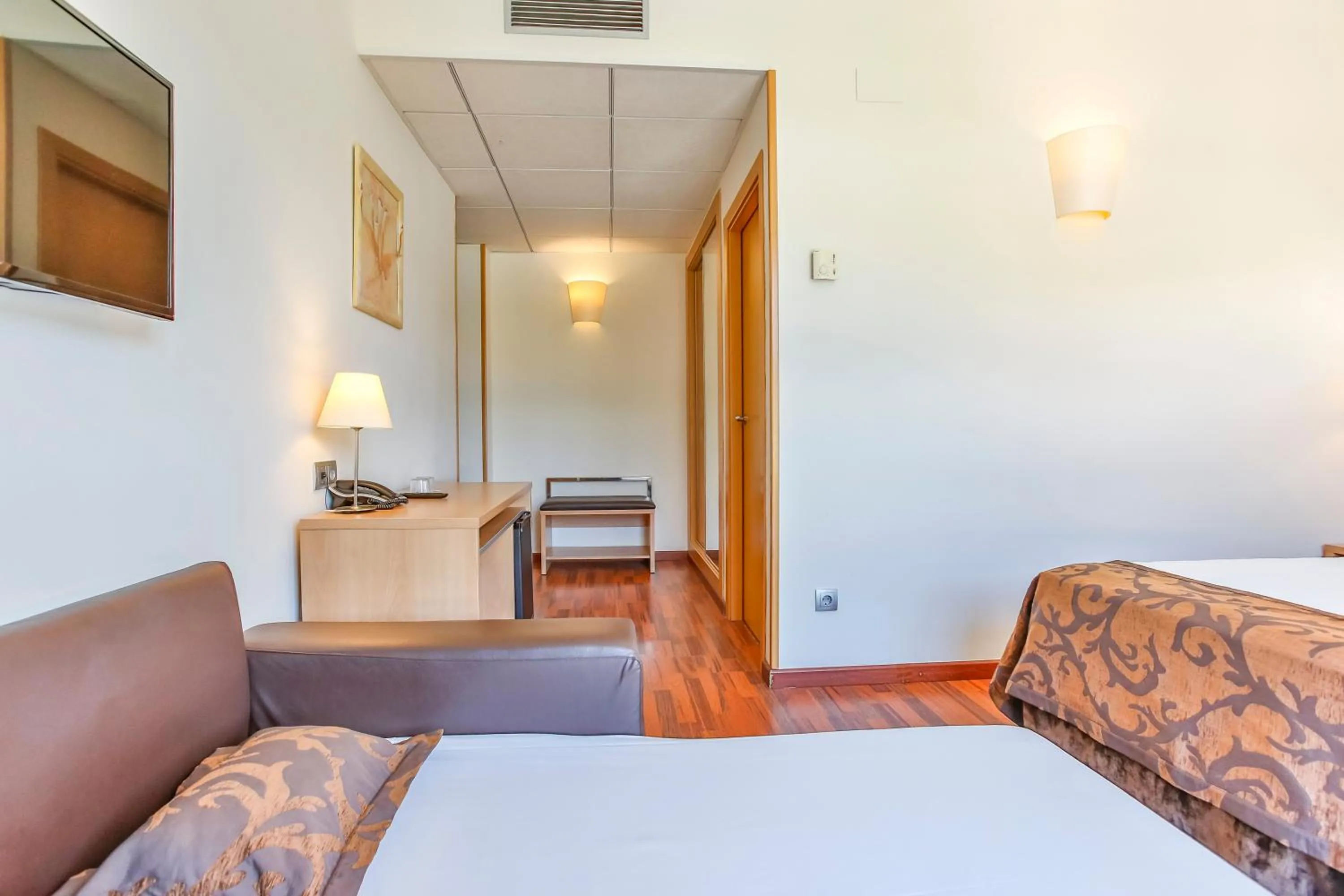 Bed in Hotel Desitges