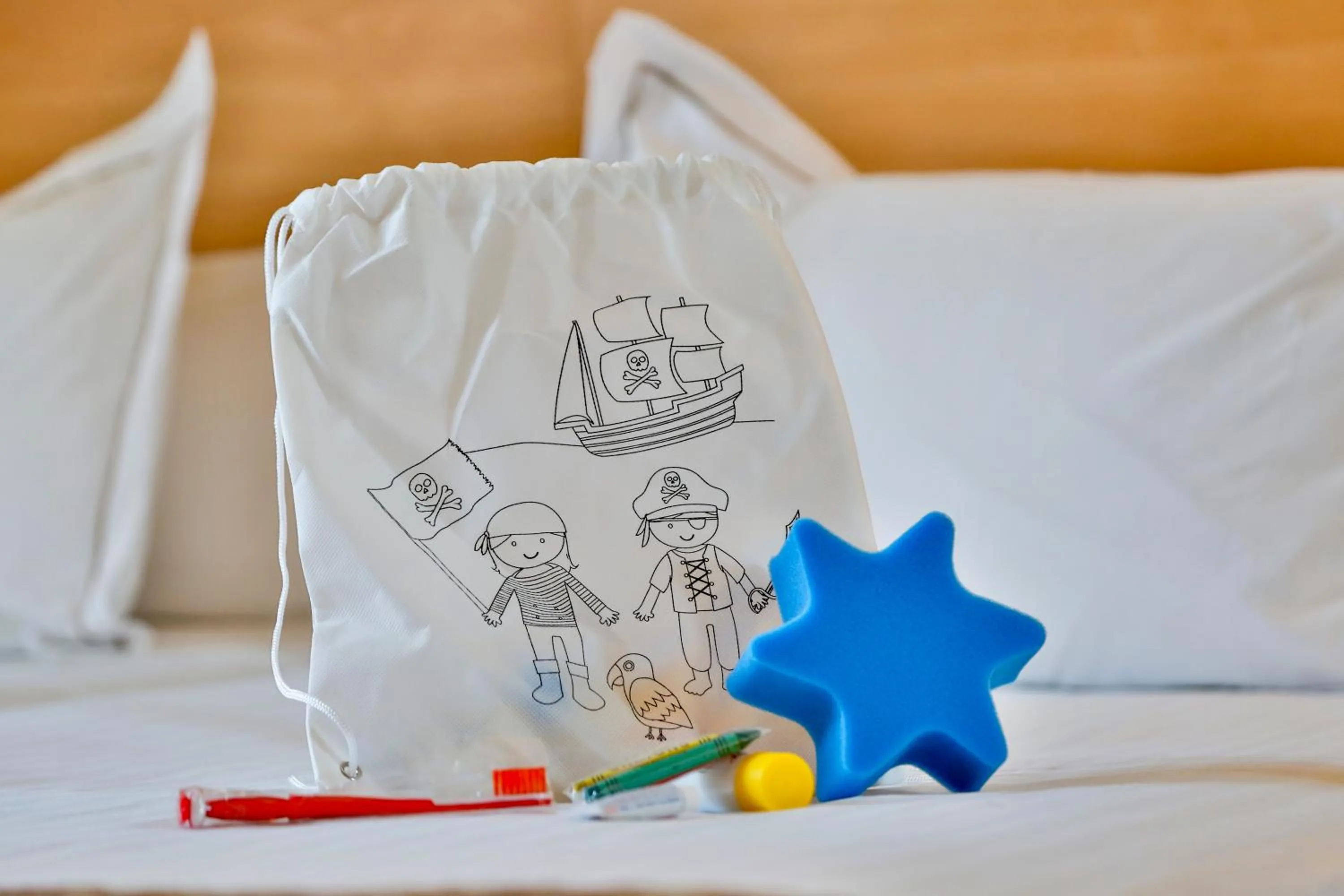 Decorative detail, Bed in Hotel Desitges