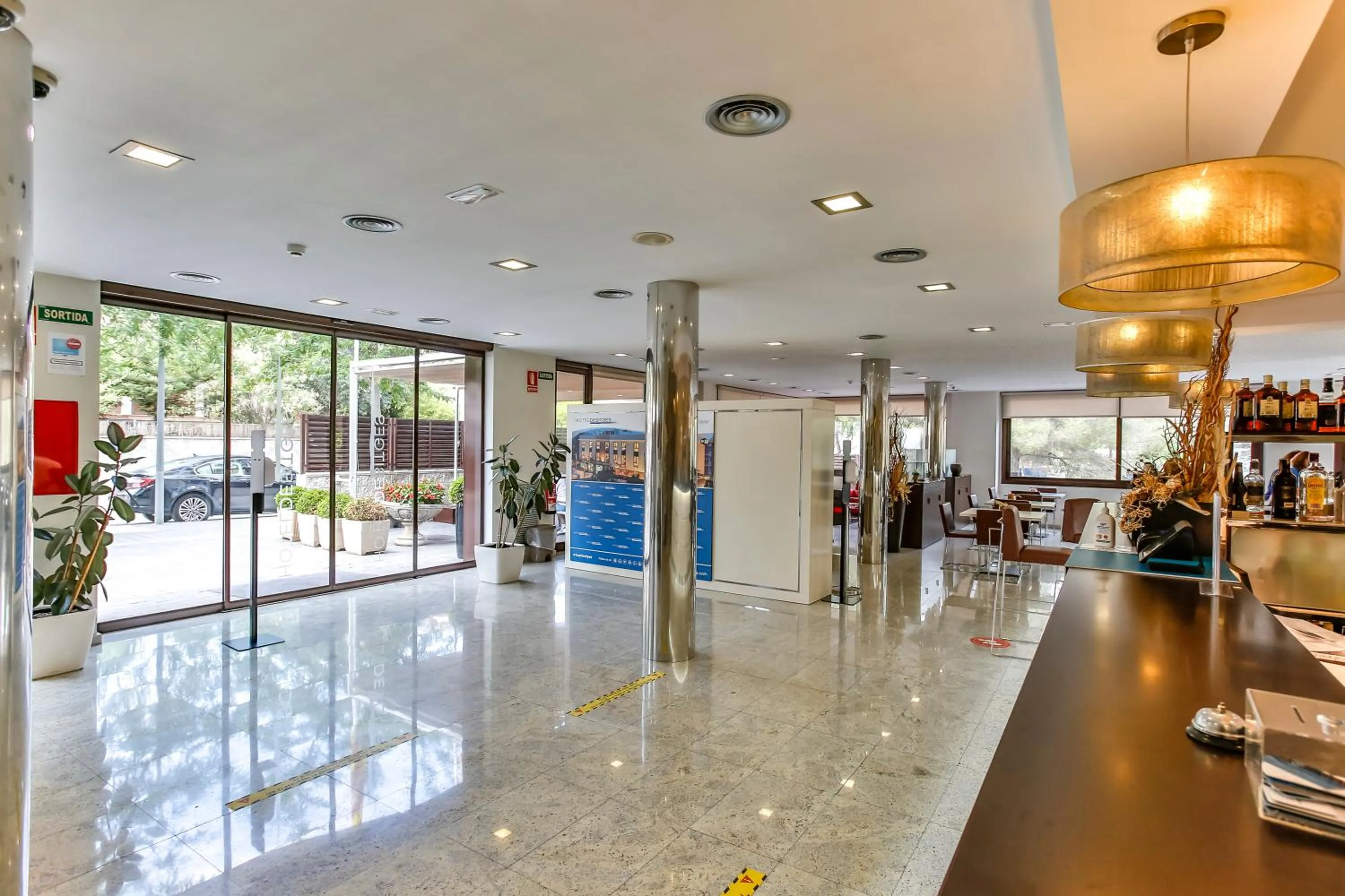 Lobby or reception in Hotel Desitges