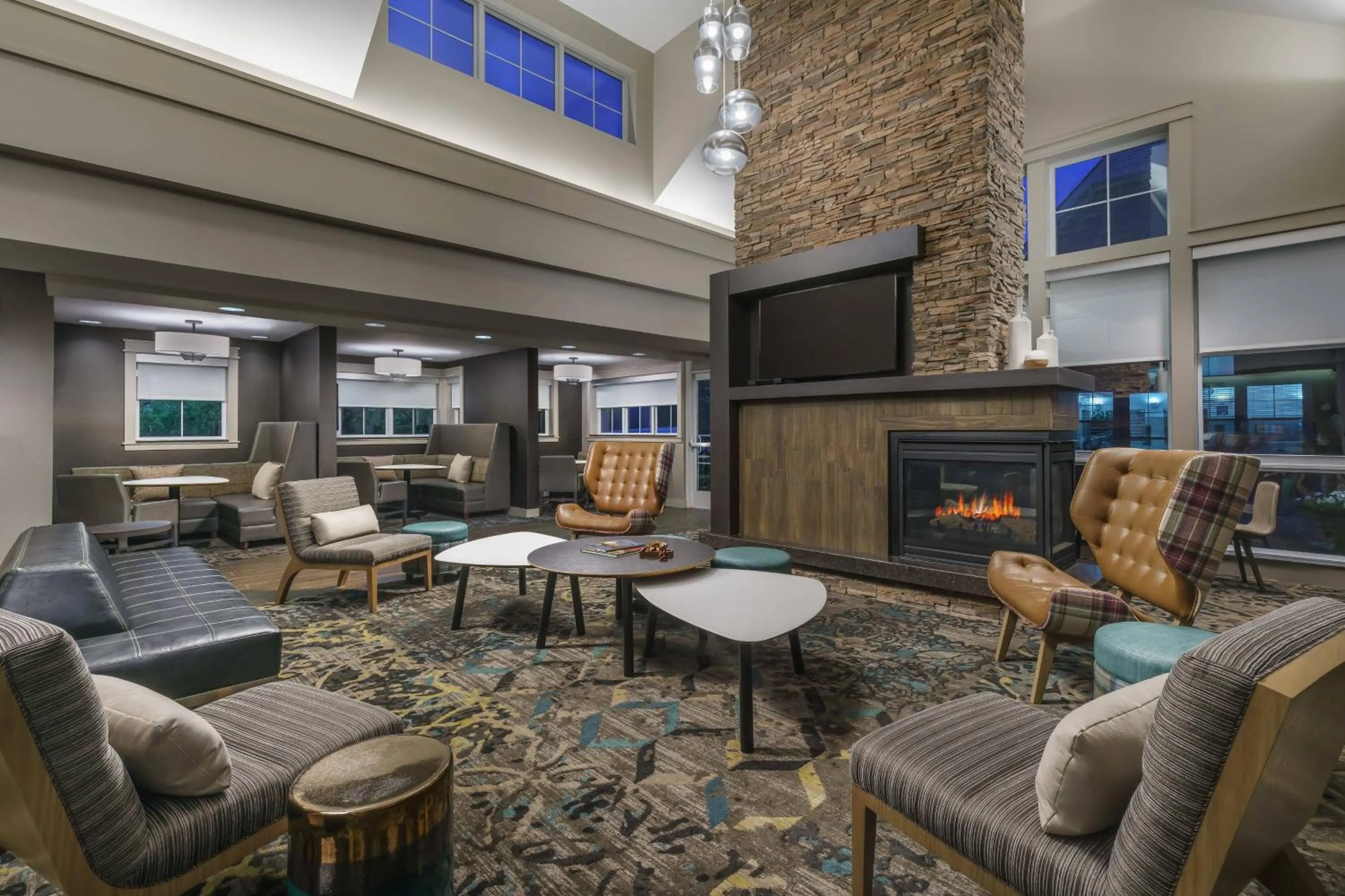 Lobby or reception in Residence Inn Burlington Colchester