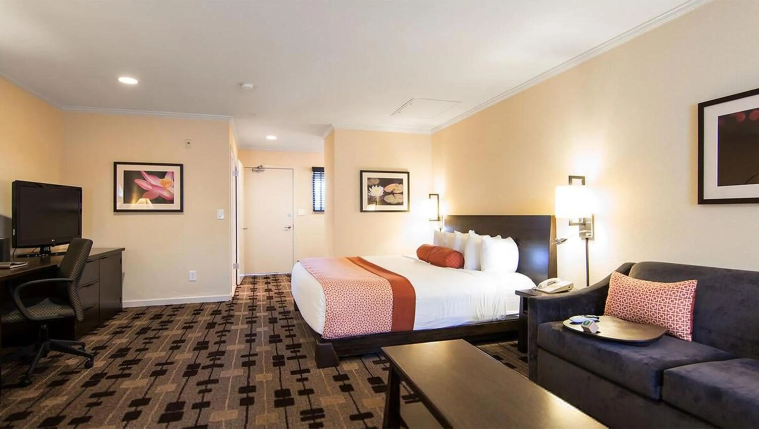 Bedroom, Bed in The Zen Hotel Palo Alto