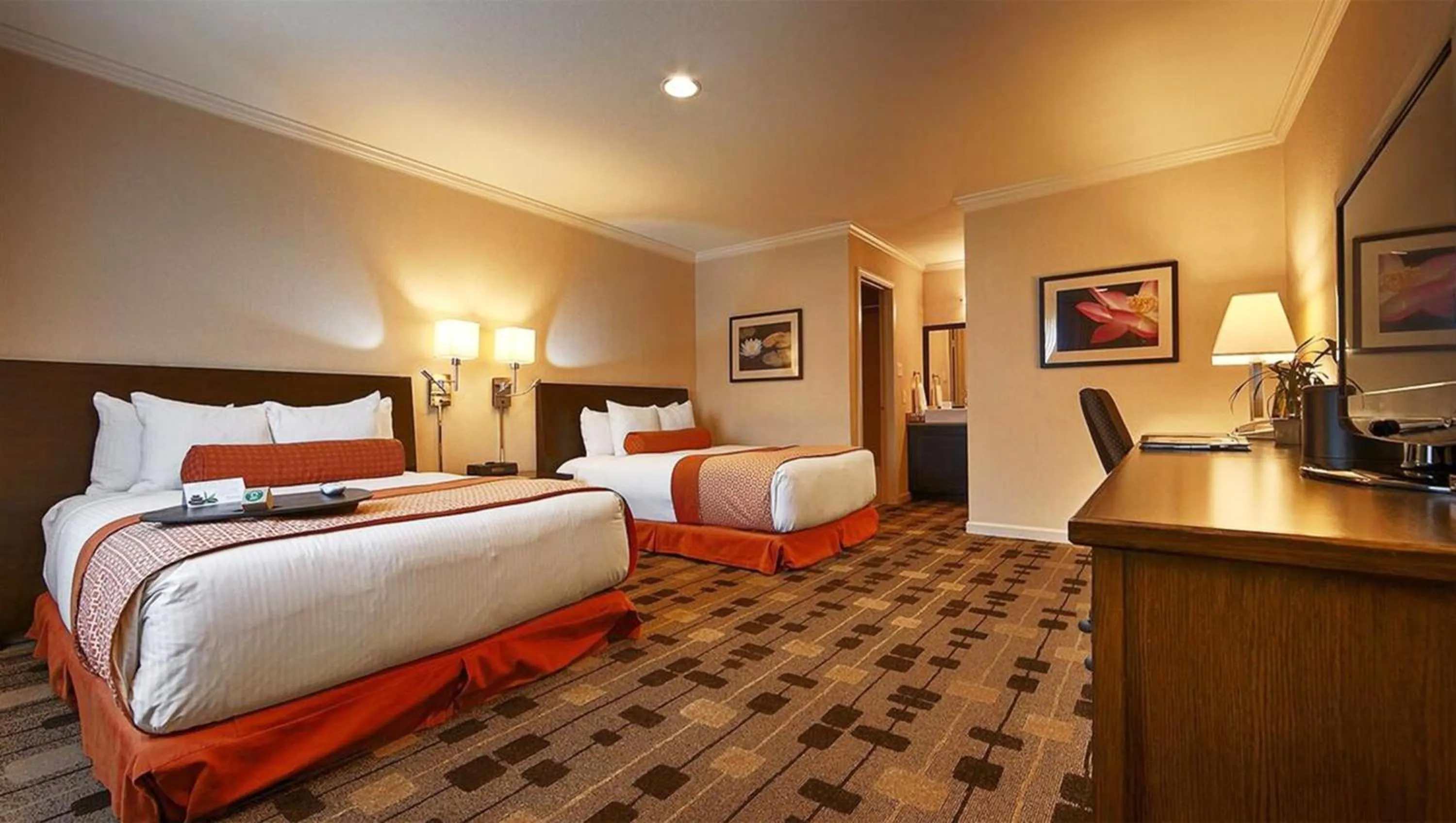 Bedroom, Bed in The Zen Hotel Palo Alto