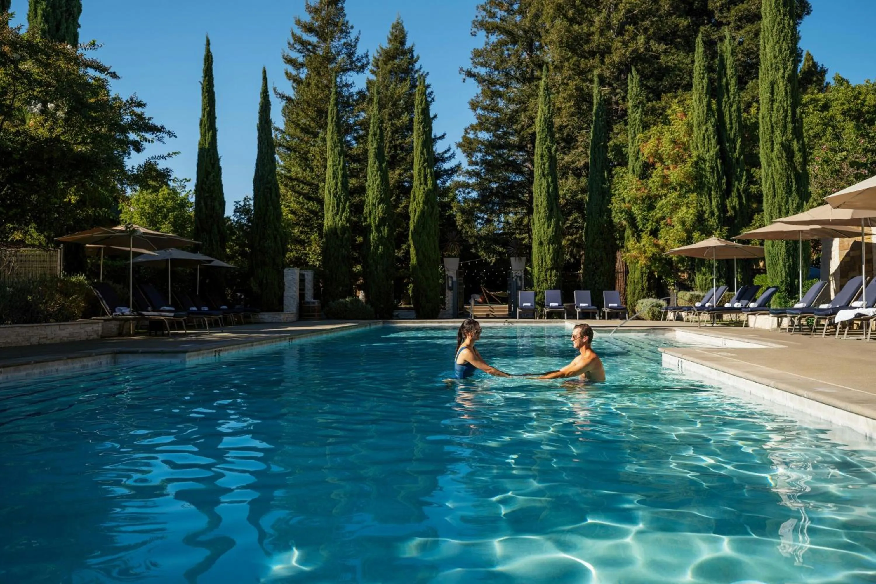 Swimming pool in Napa Valley Marriott Hotel & Spa