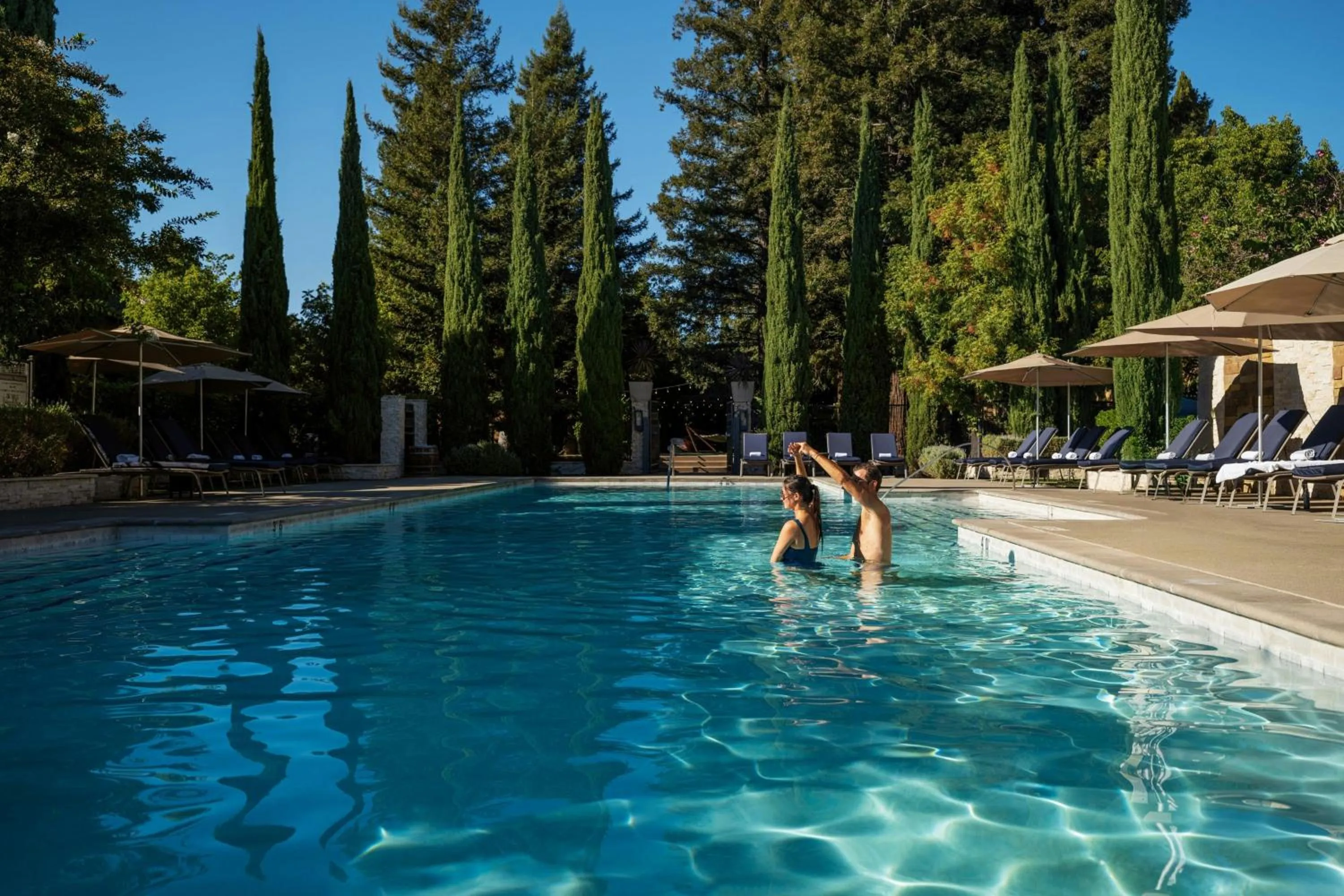 Swimming pool in Napa Valley Marriott Hotel & Spa