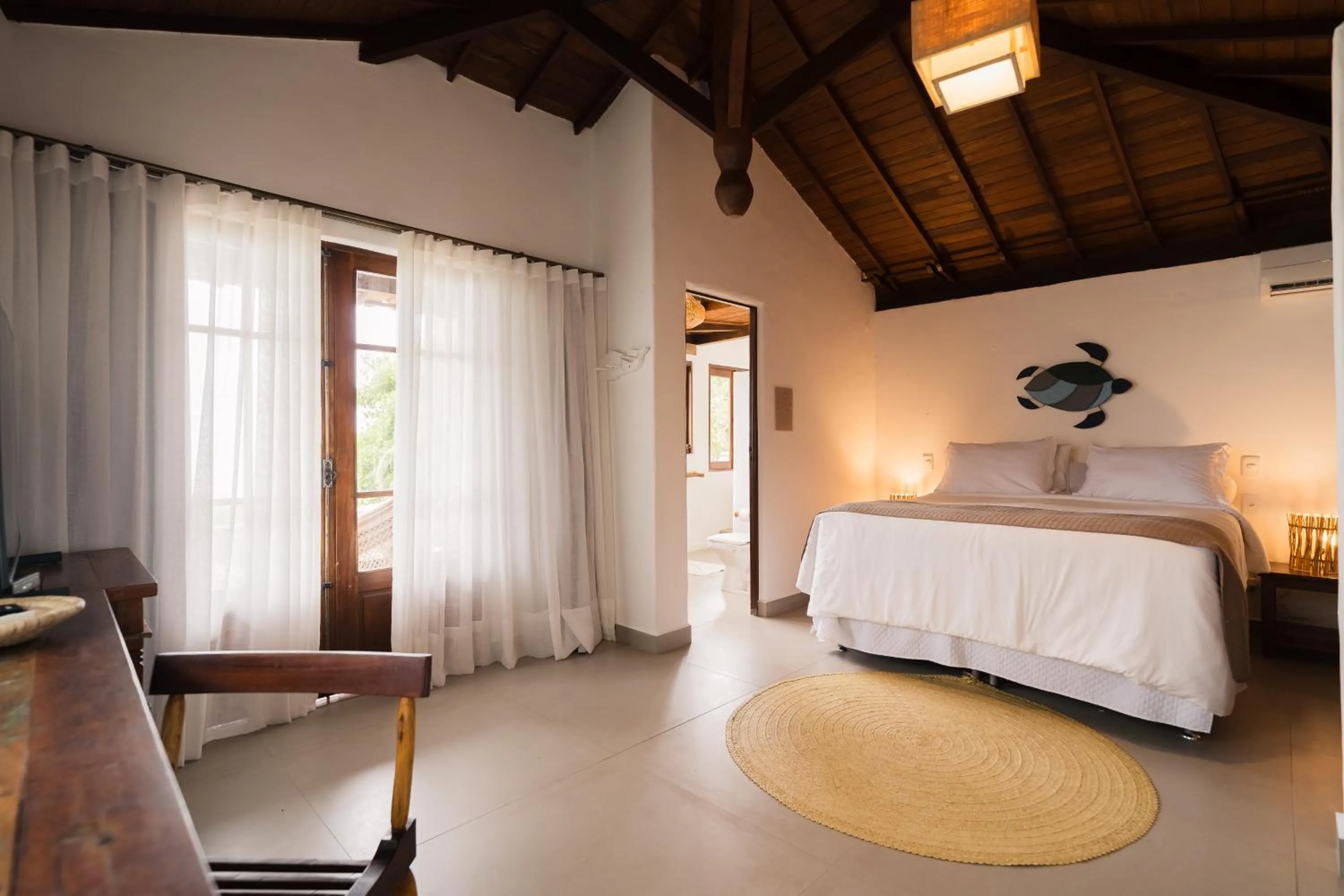 Bedroom, Bed in Beijo do Vento Pousada