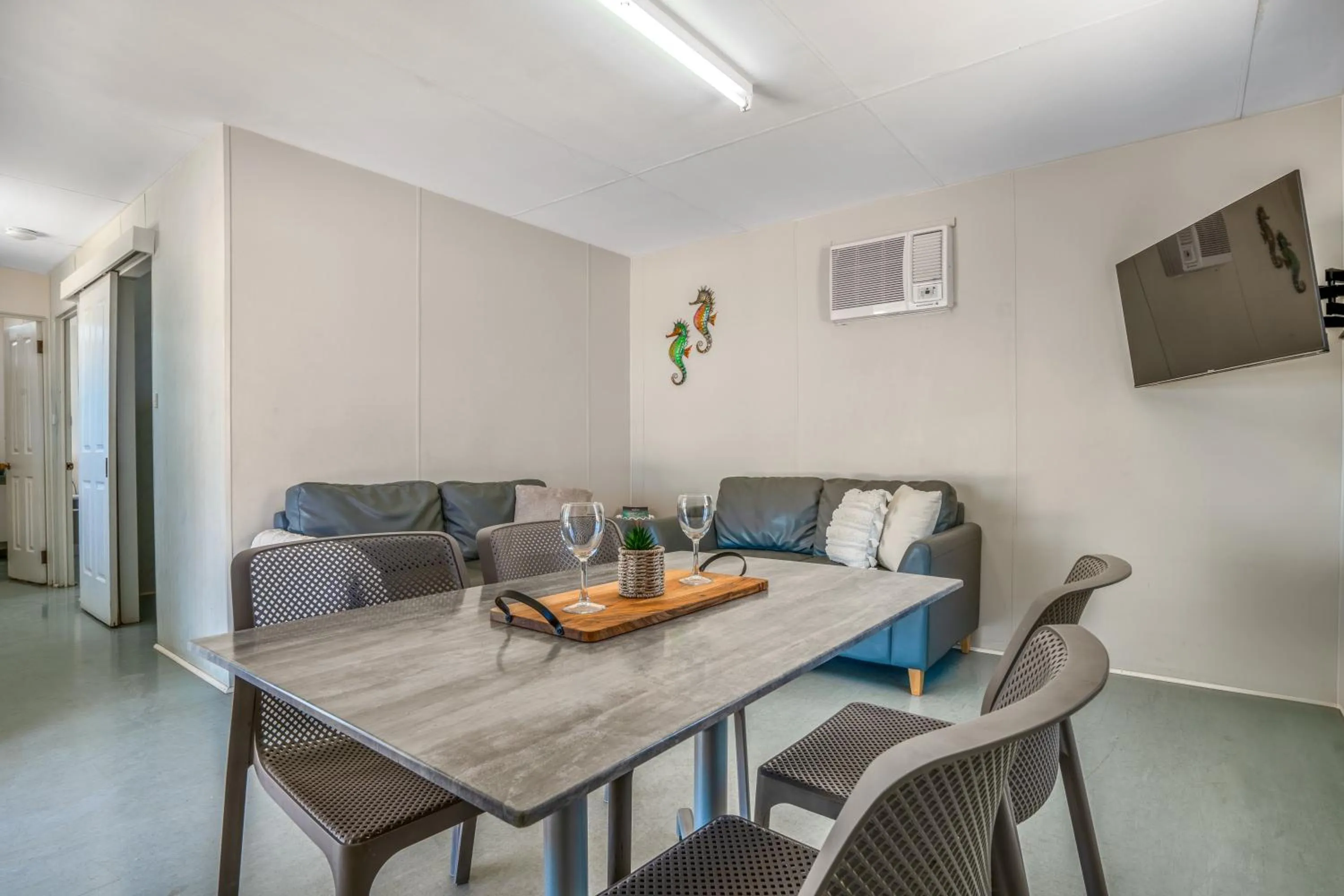 Living room in Tasman Holiday Parks - Denham Seaside