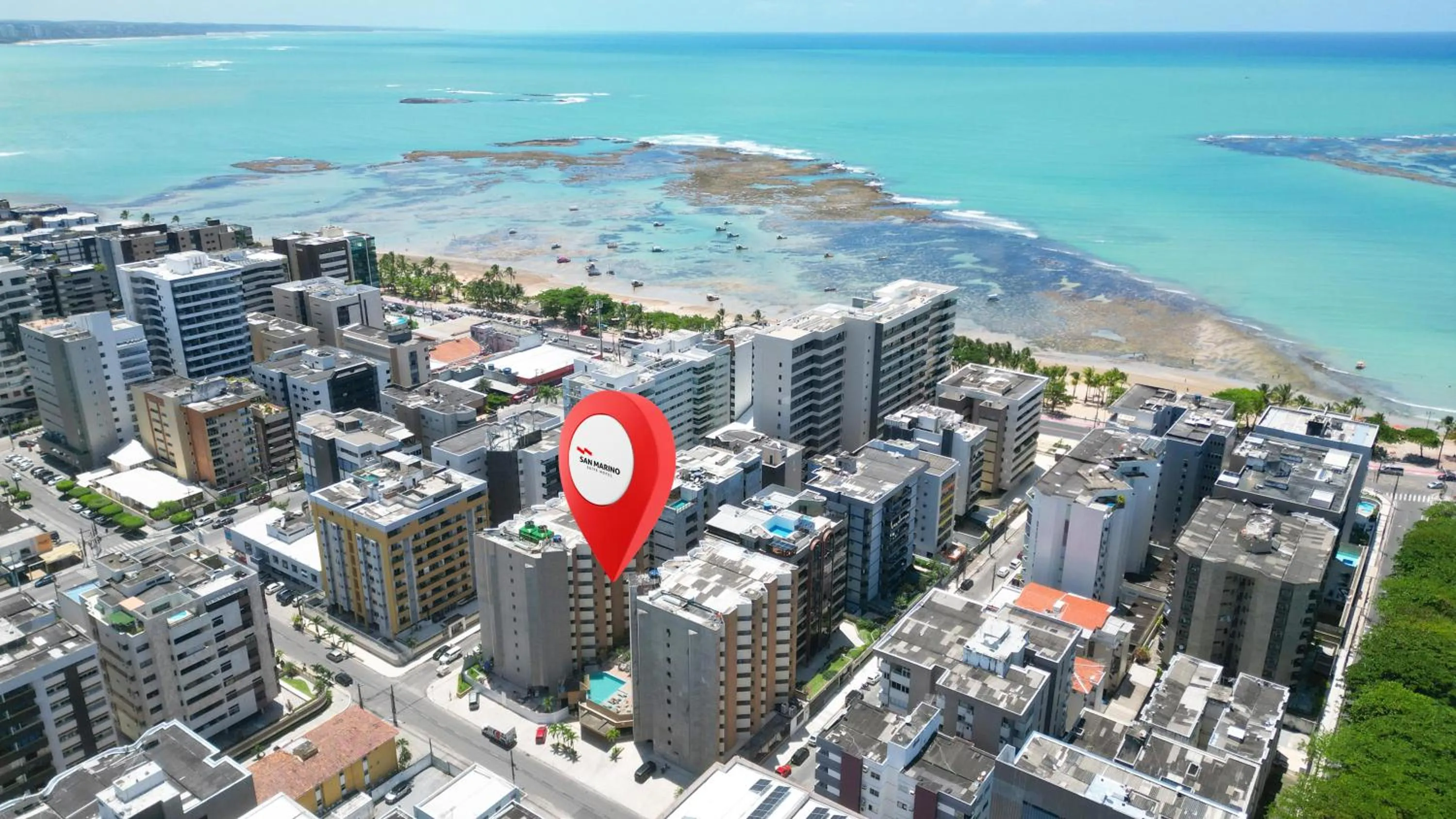 Location in San Marino Suite Hotel