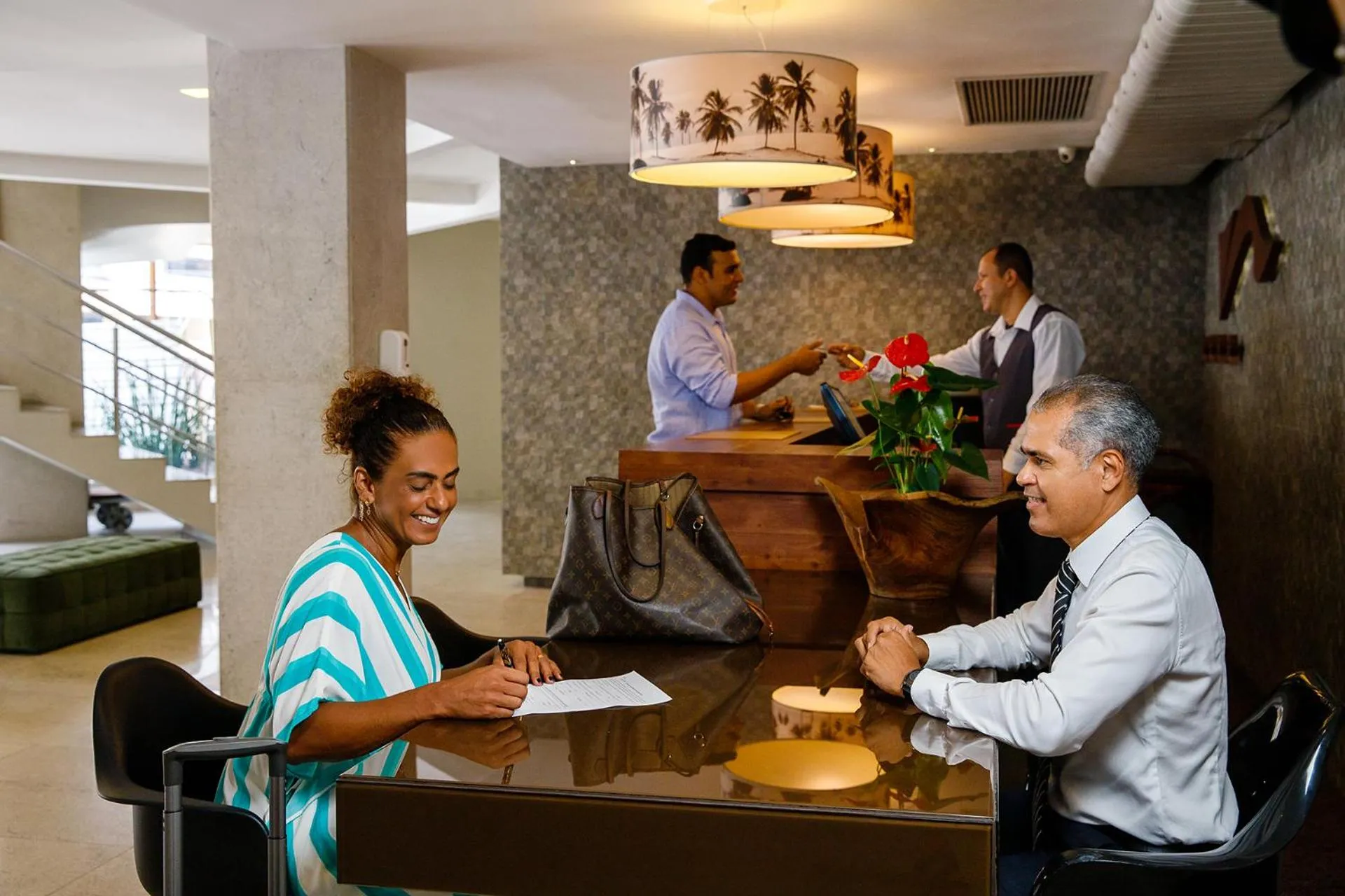 Lobby or reception in San Marino Suite Hotel