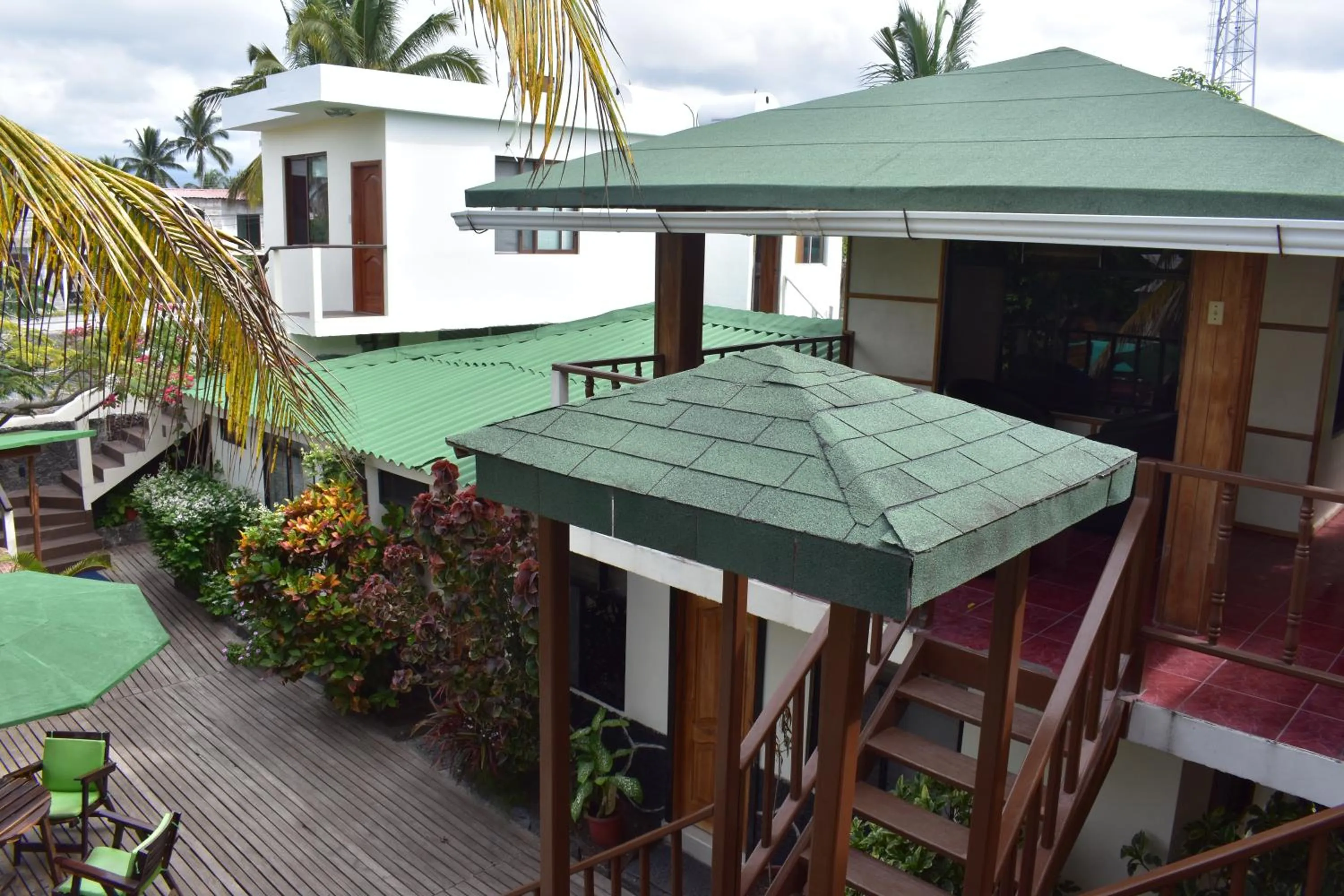 Patio in Hotel San Vicente Galapagos