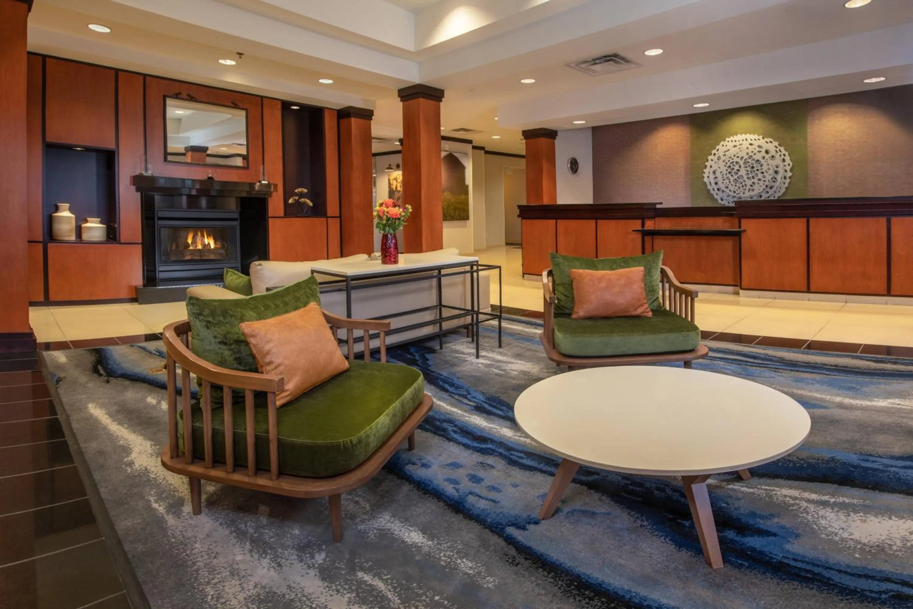 Lobby or reception in Fairfield Inn and Suites by Marriott Harrisonburg