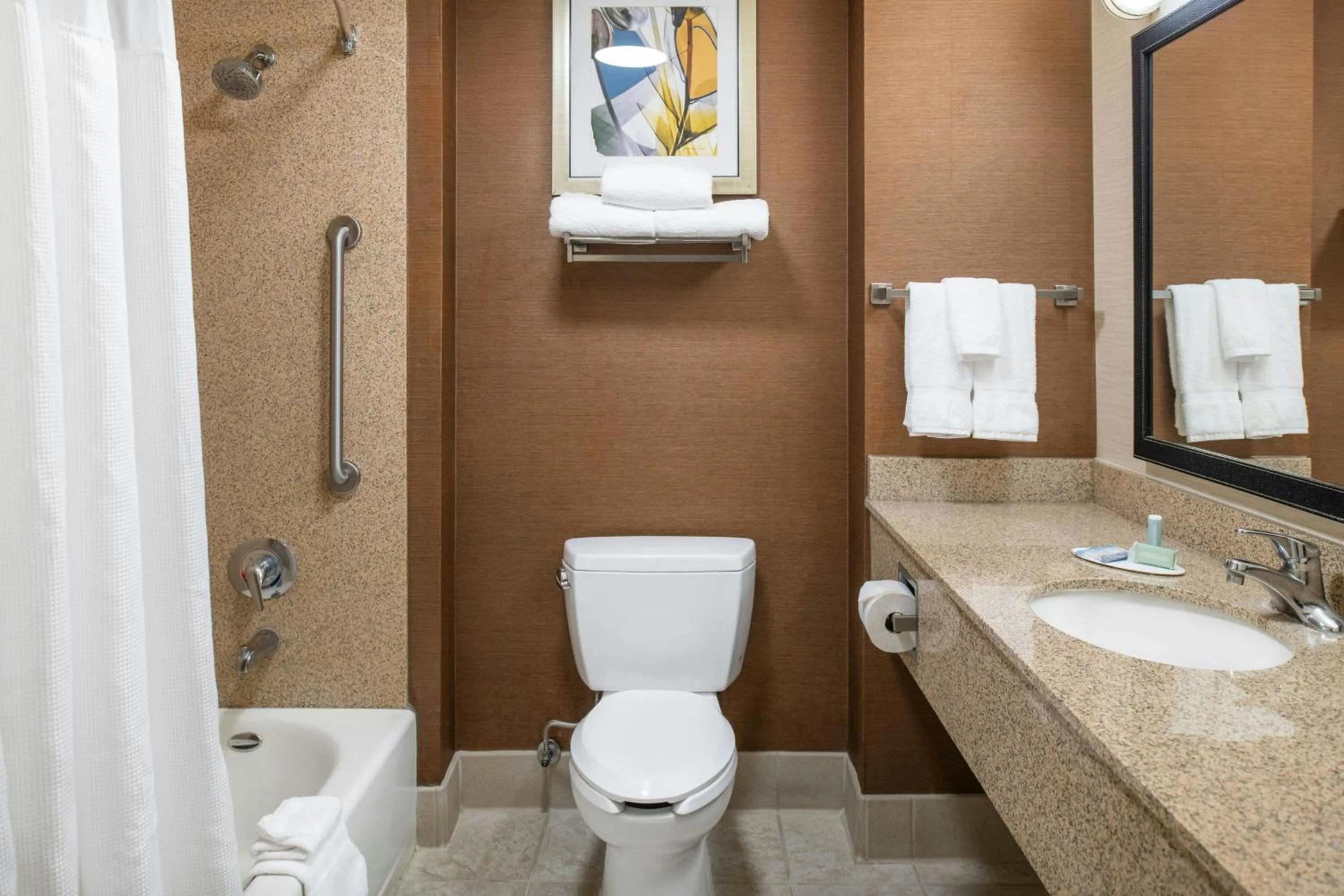 Bathroom in Fairfield Inn and Suites by Marriott Elk Grove
