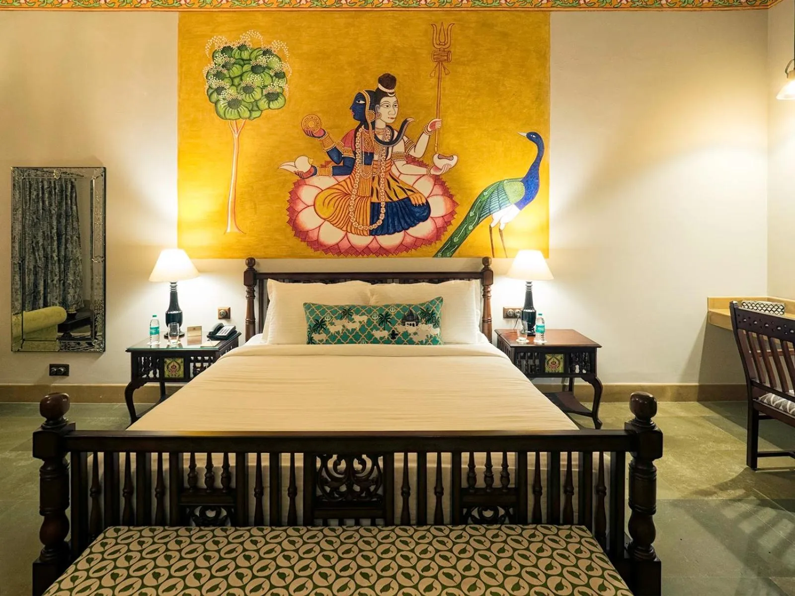 Bedroom, Bed in Tree of Life Resort & Spa Varanasi