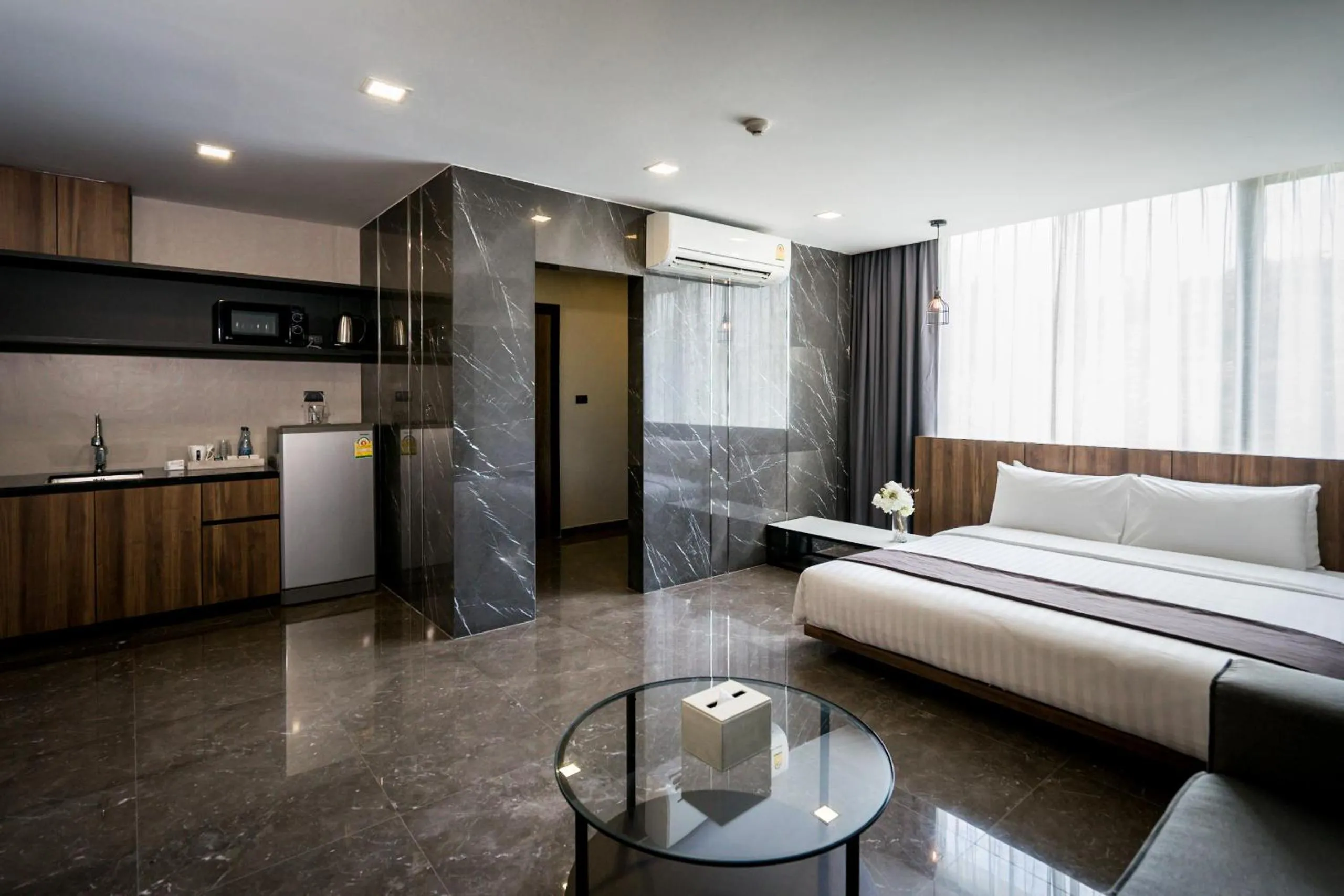 Bed in Onix Hotel Bangkok