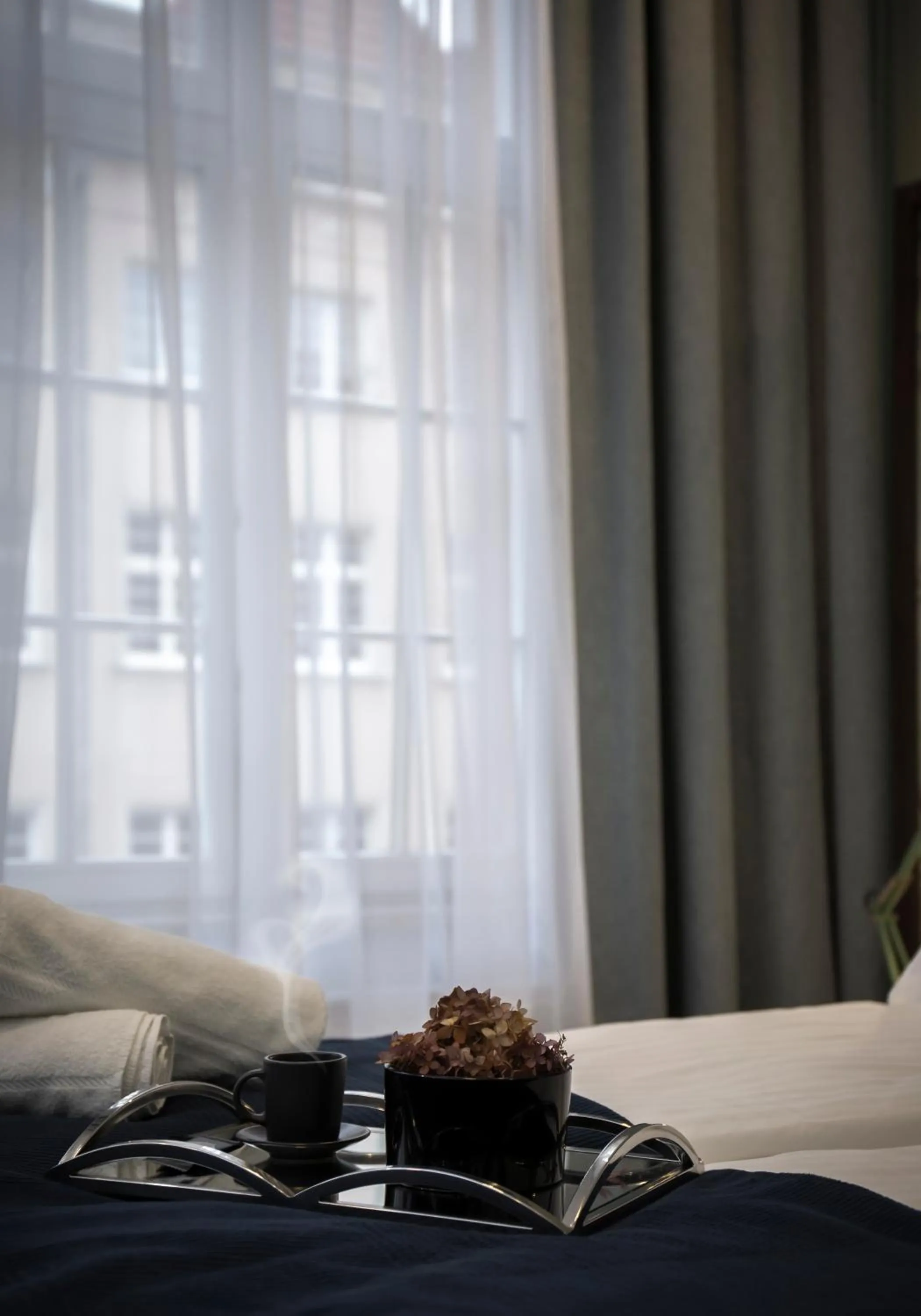 View (from property/room), Bed in Apartamenty Sowa Gdańsk