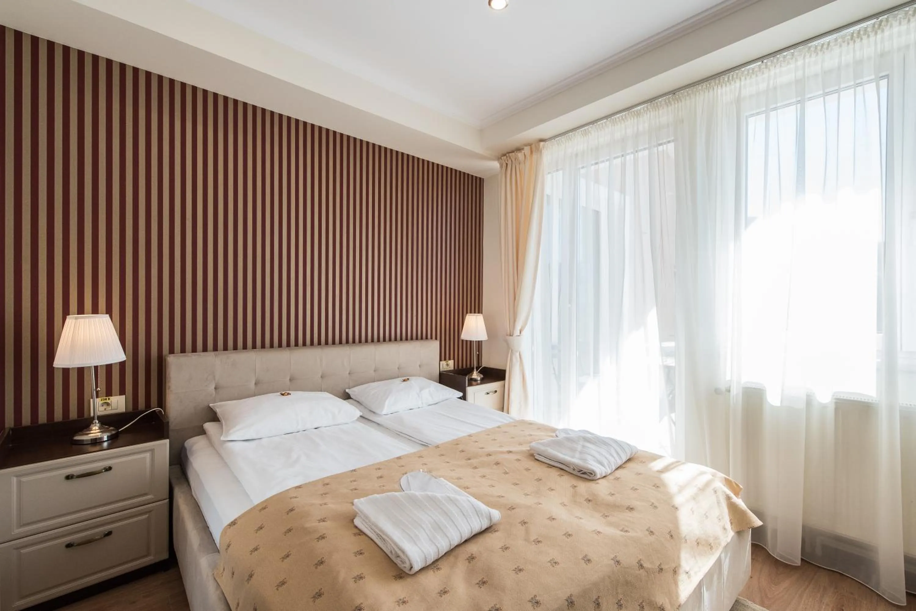 Bed in Pensiunea David