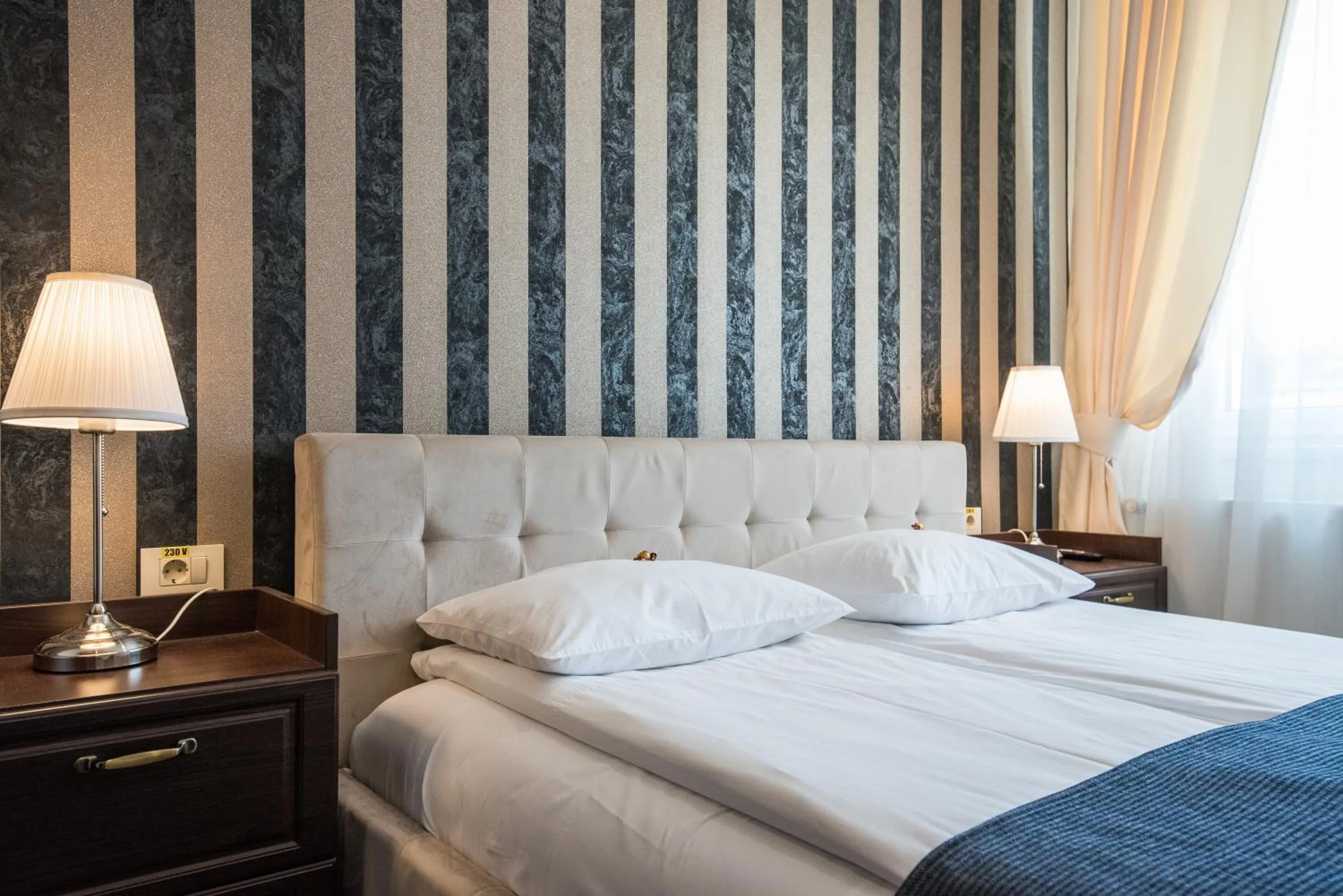 Bed in Pensiunea David