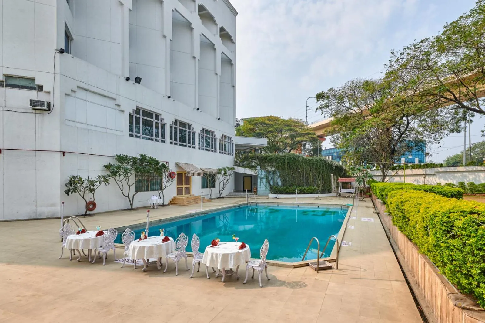 Swimming pool in The Pride Hotel, Nagpur