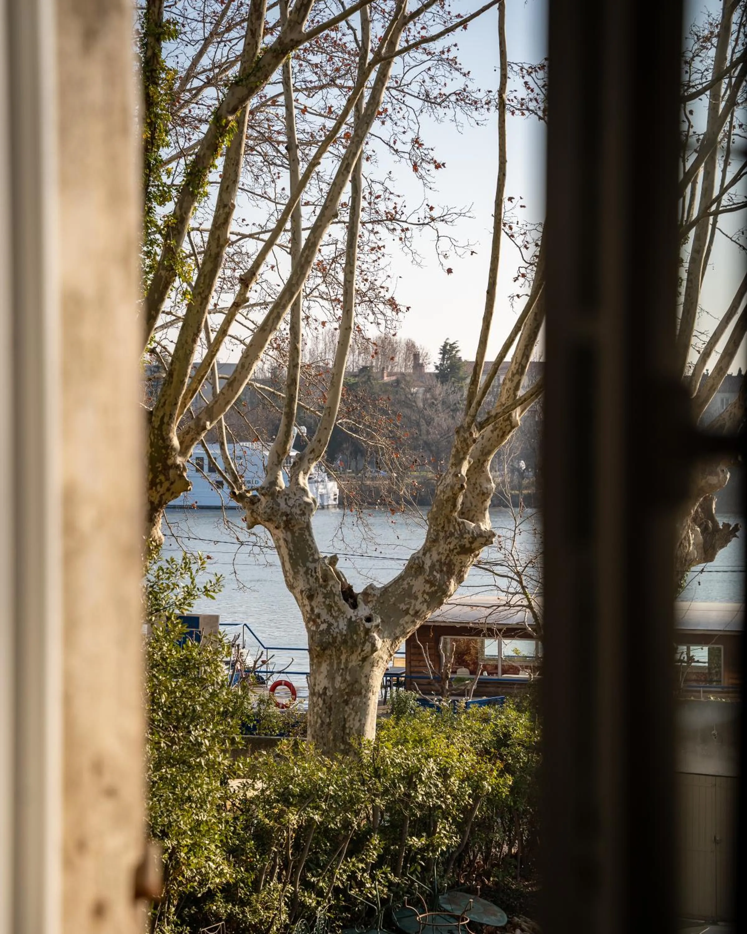 River view in Auberge de la Treille - Chambres d'Hôtes