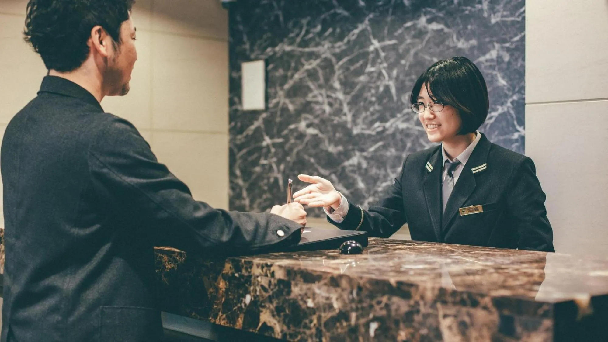 Lobby or reception in Kuretake Inn Premium Nagoya Nayabashi