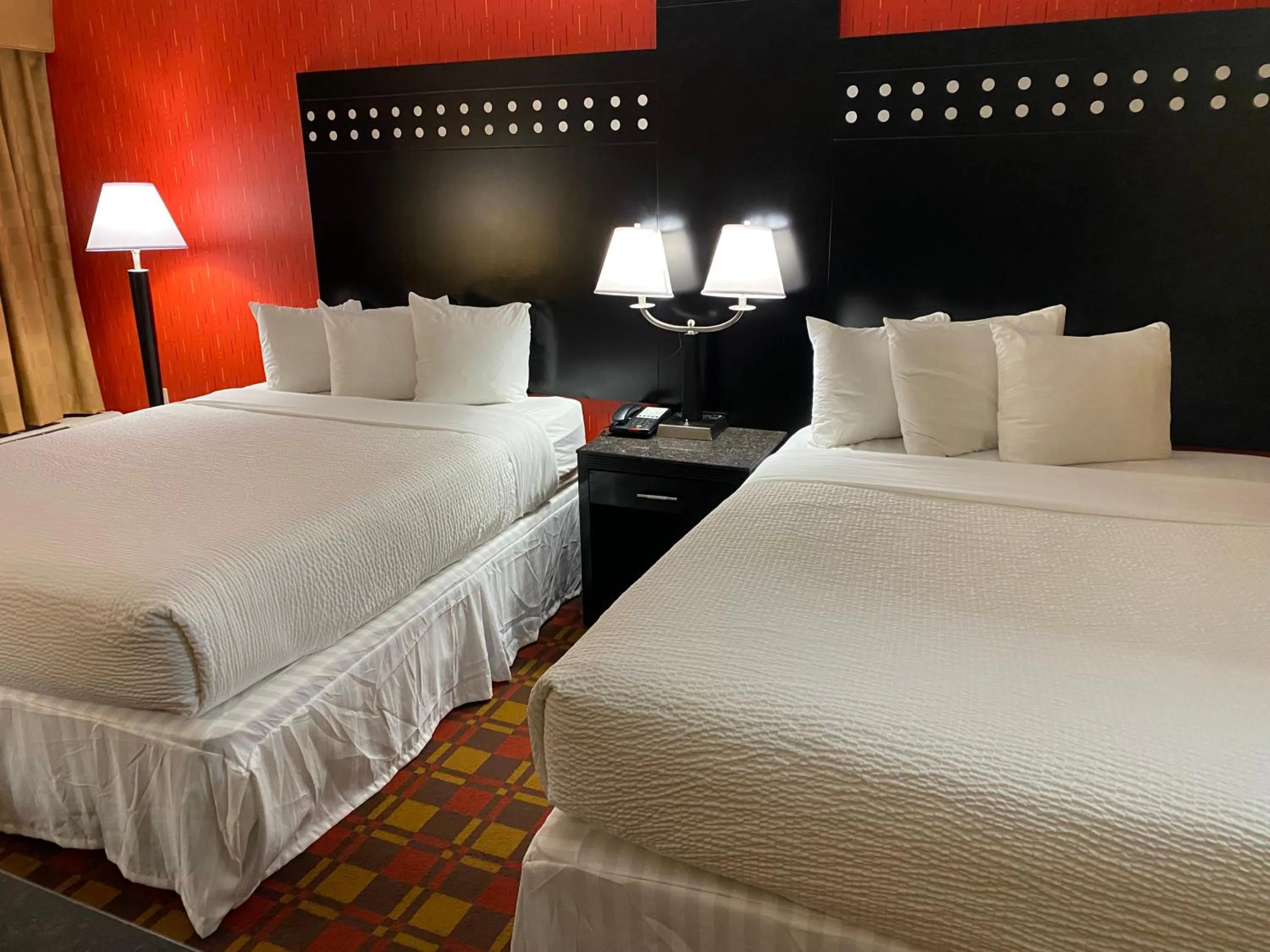 Bedroom, Bed in Ramada by Wyndham Rochelle Park Near Paramus