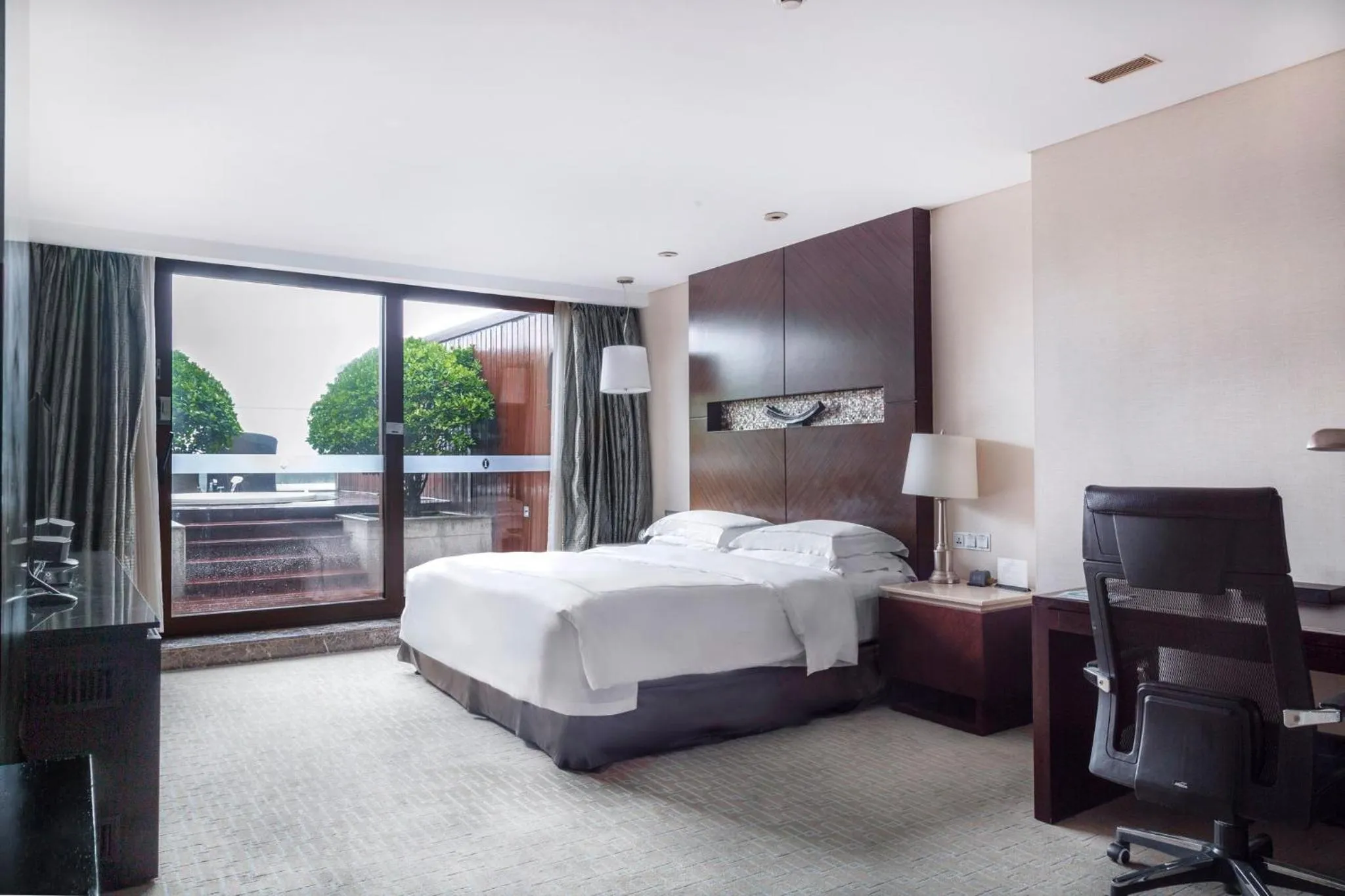 Bedroom, Bed in InterContinental Qingdao by IHG l Inside the Olympic Sailing Center l May Fourth Square