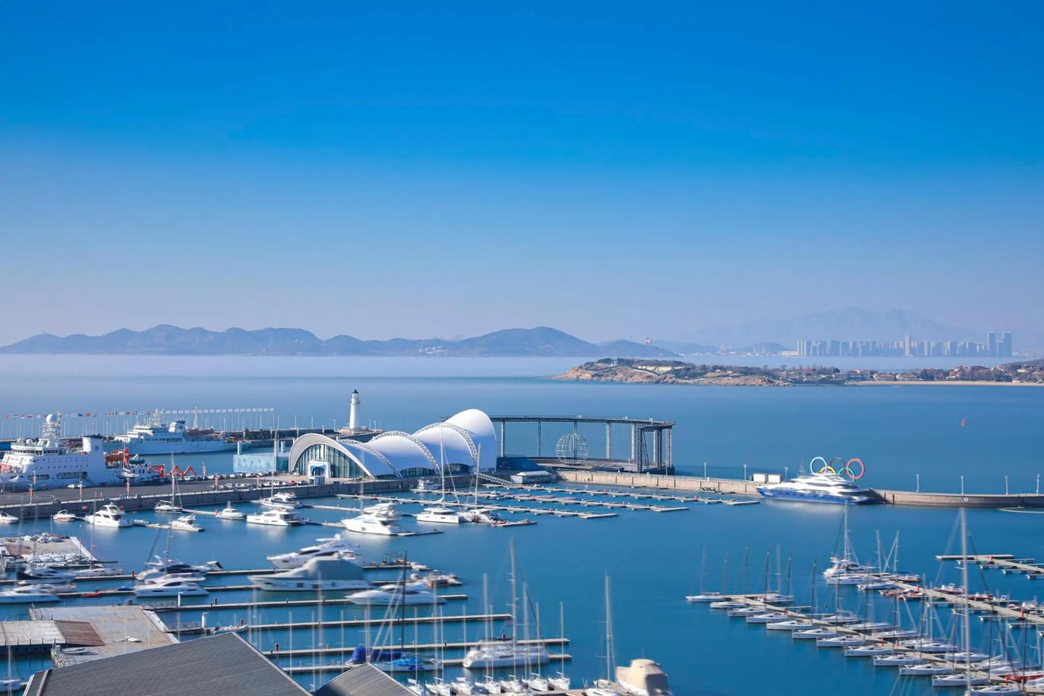 Nearby landmark in InterContinental Qingdao by IHG l Inside the Olympic Sailing Center l May Fourth Square