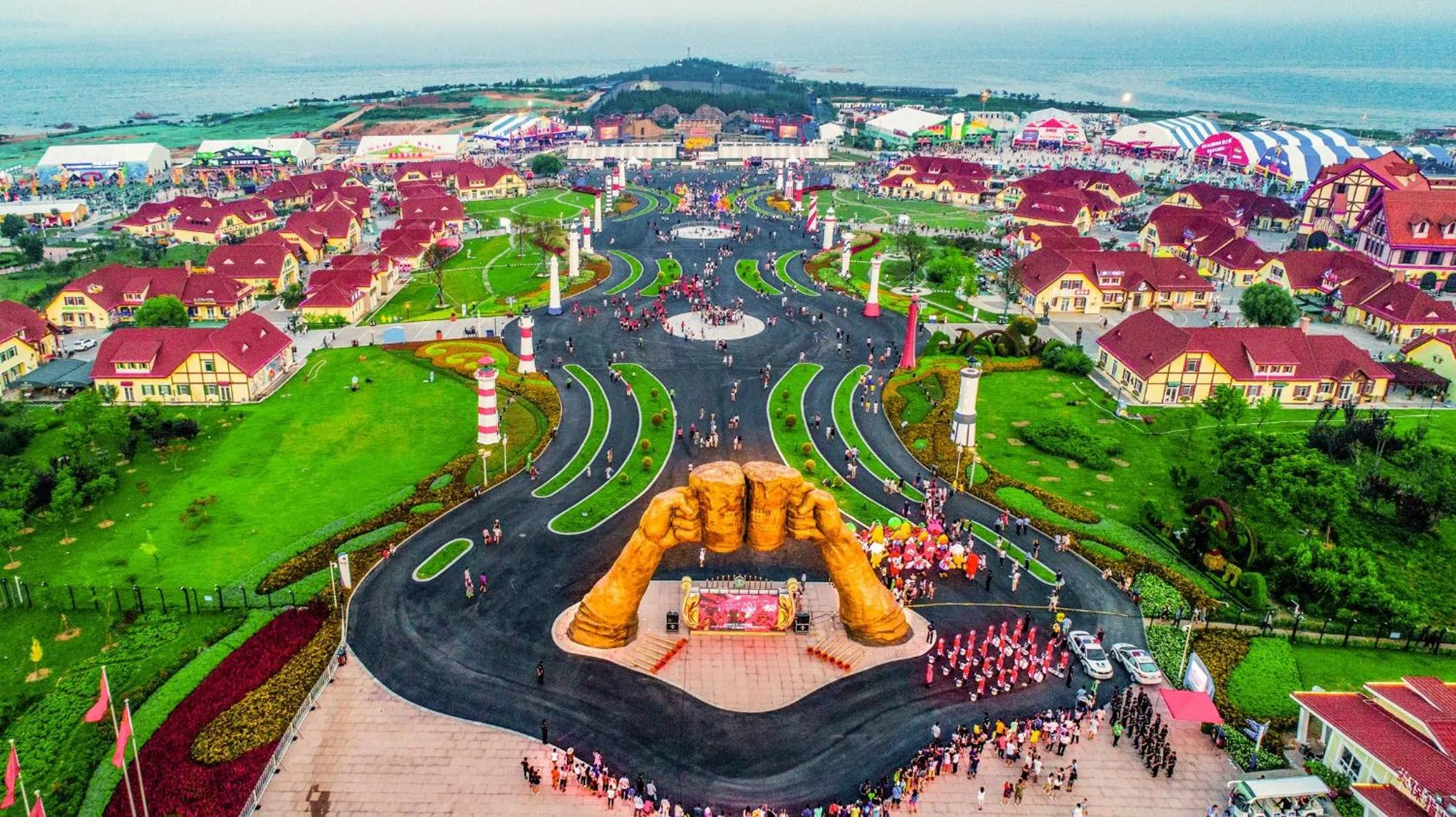 Nearby landmark in InterContinental Qingdao by IHG l Inside the Olympic Sailing Center l May Fourth Square