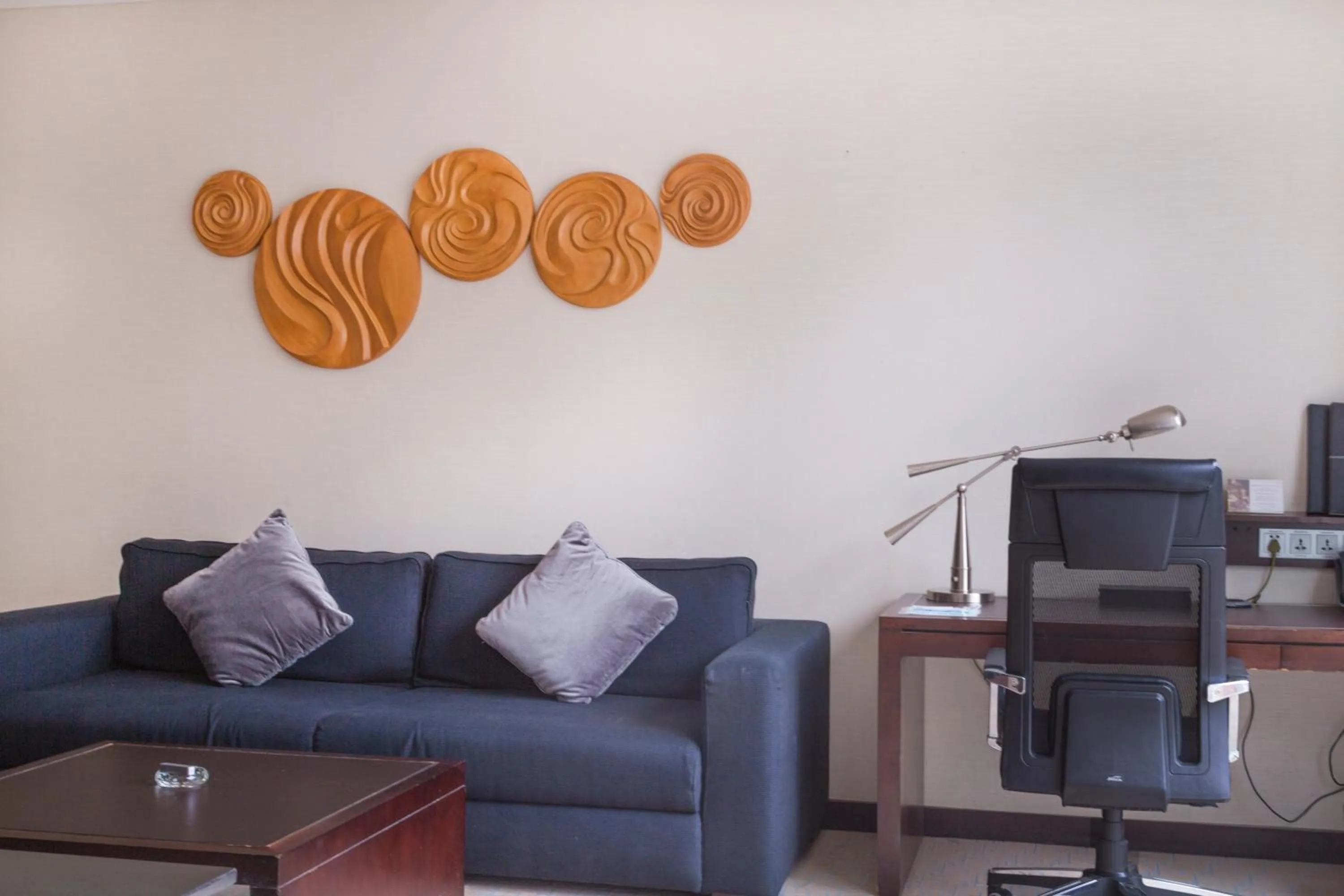 Living room in InterContinental Qingdao by IHG l Inside the Olympic Sailing Center l May Fourth Square