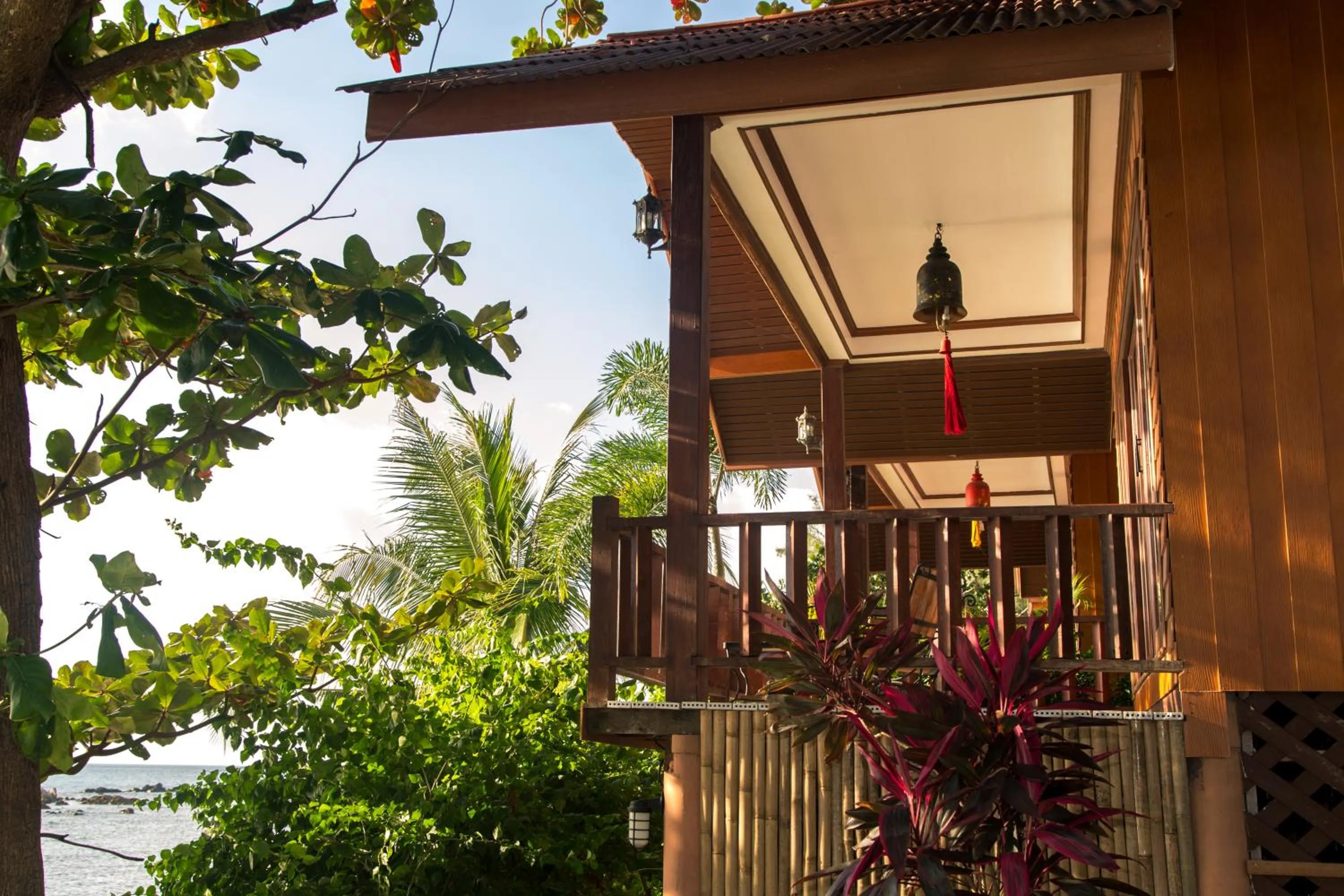 Balcony/Terrace in Zama Resort Koh Phangan