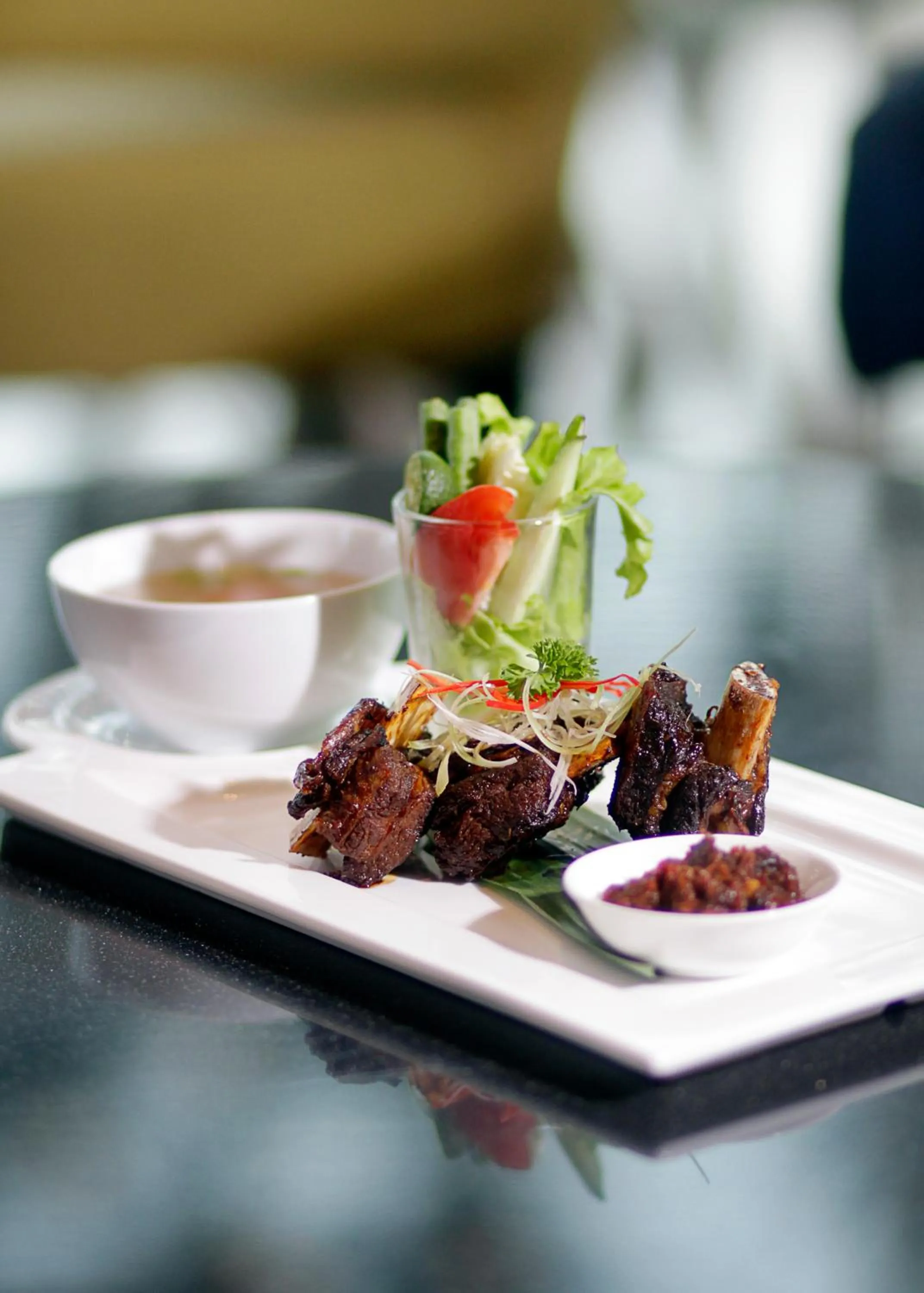 Food close-up in Swiss-Belinn Airport Surabaya