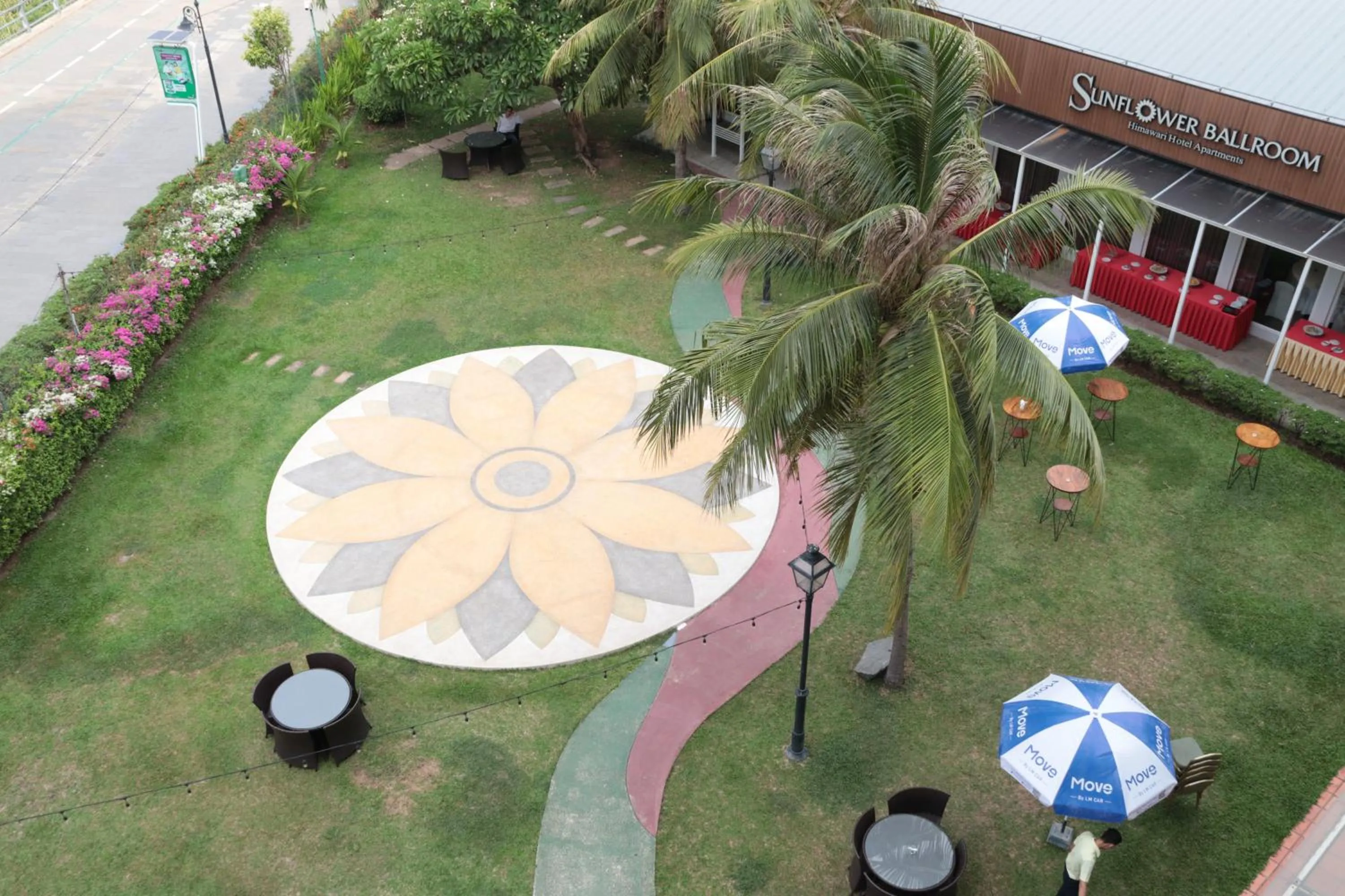 Garden in Himawari Hotel Apartments