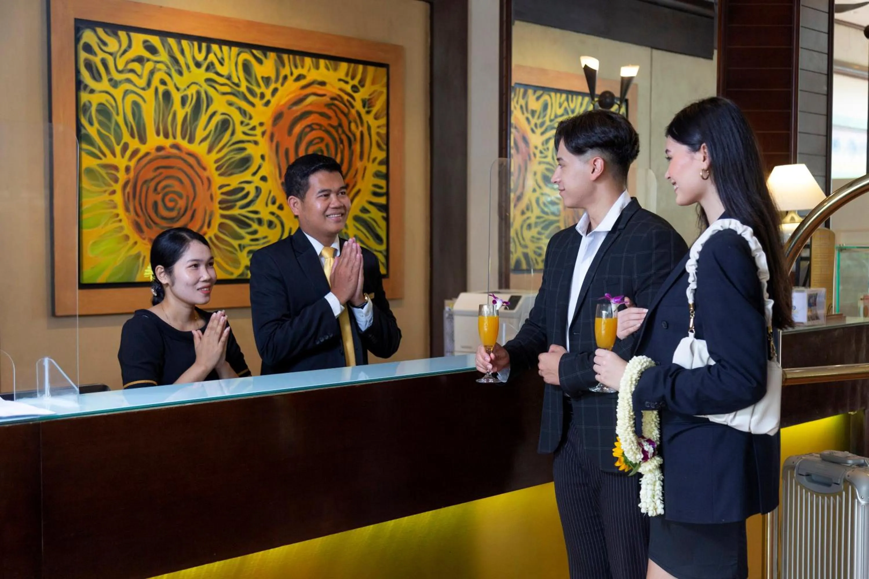 Staff in Himawari Hotel Apartments