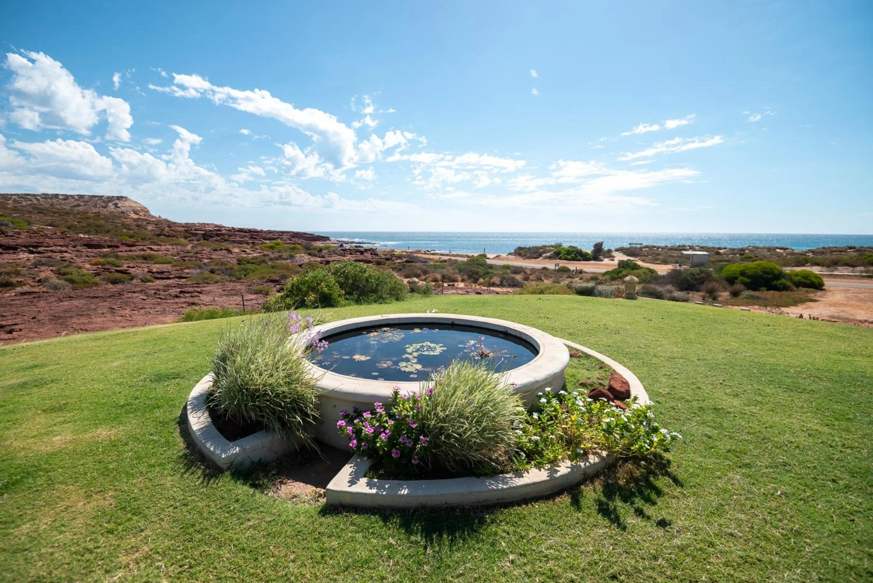 Sea view in Kalbarri Red Bluff Tourist Park