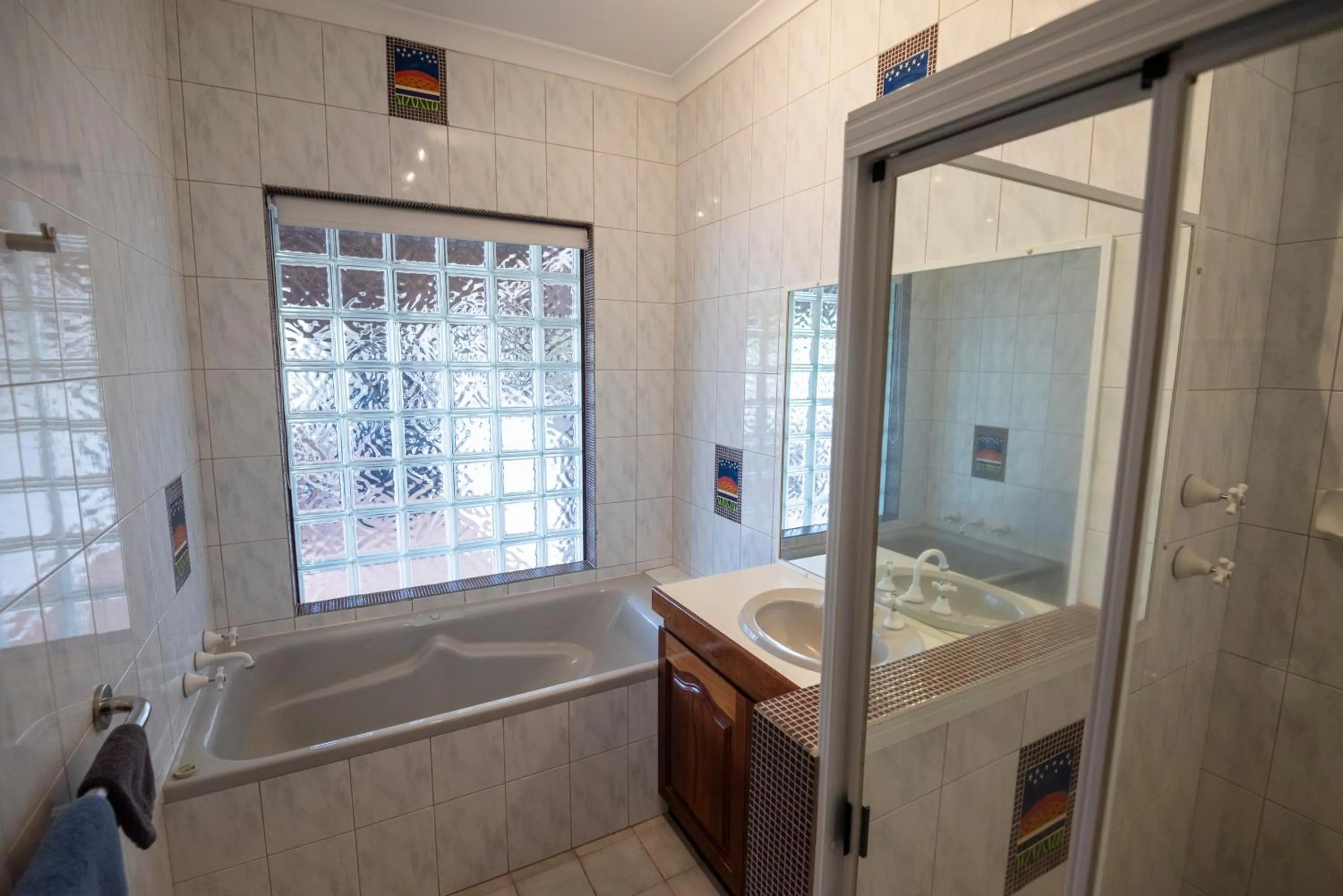 Bathroom in Kalbarri Red Bluff Tourist Park