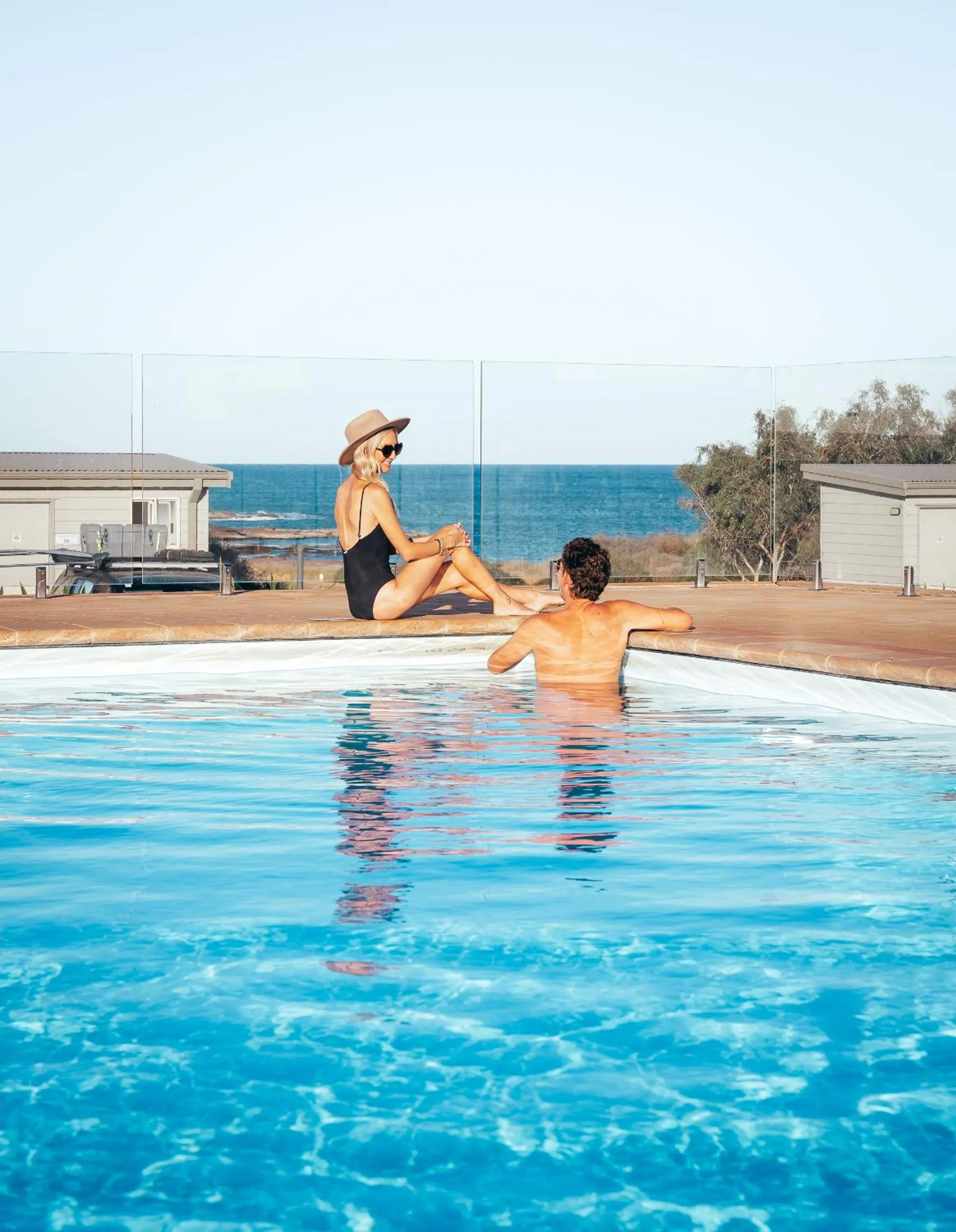 Swimming pool in Kalbarri Red Bluff Tourist Park