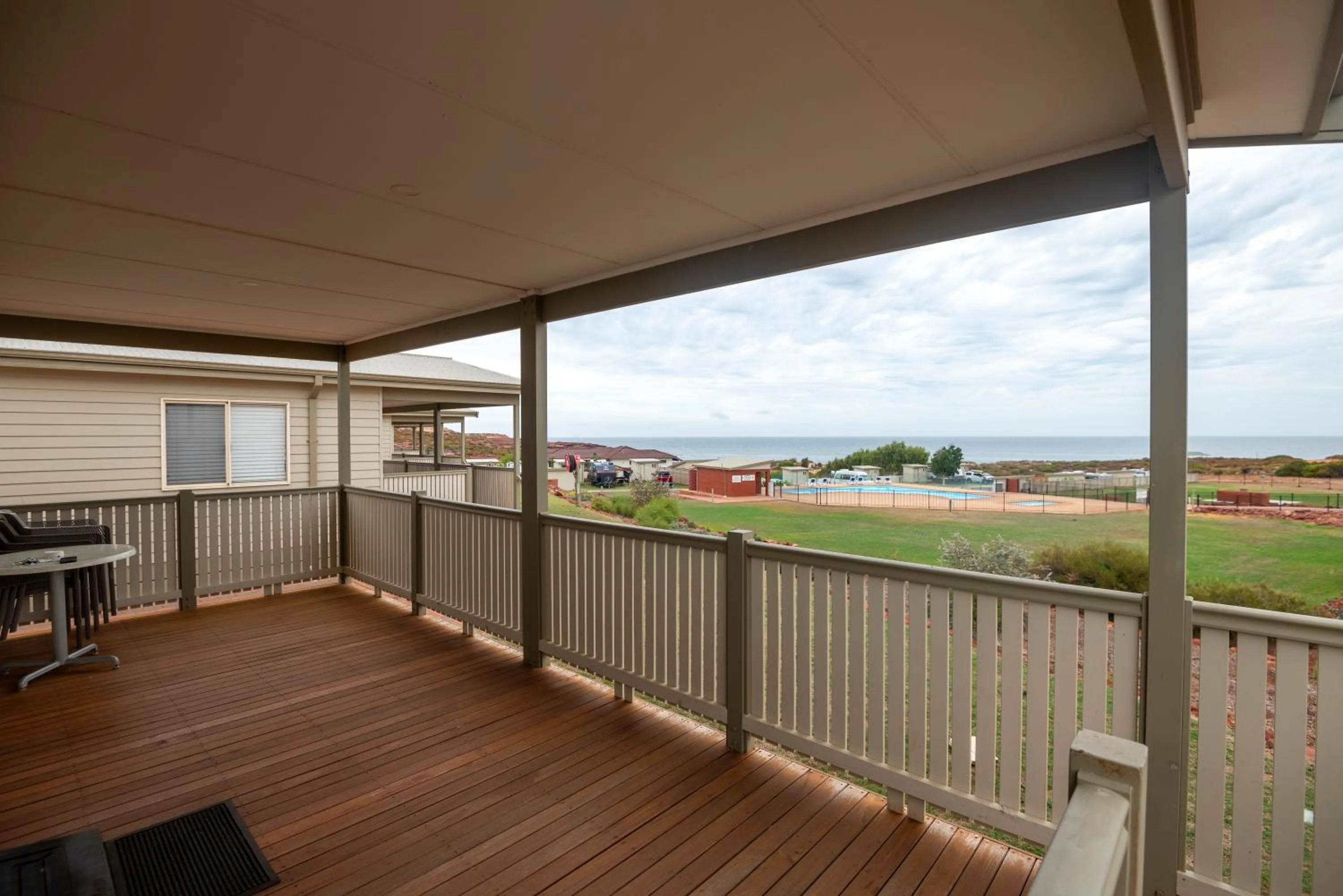 Balcony/Terrace in Kalbarri Red Bluff Tourist Park